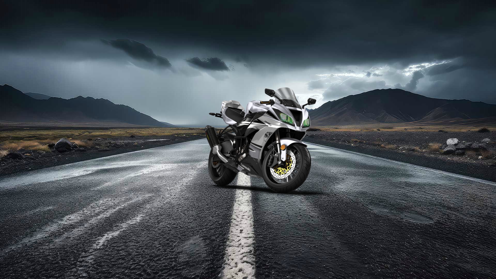 Kawasaki Ninja ZX 6R Sport Bike 2015
