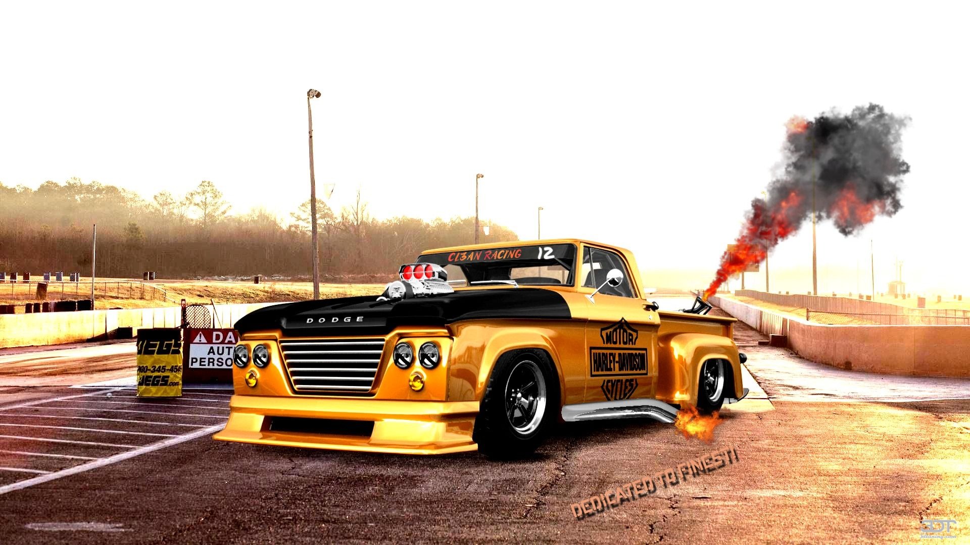 Dodge D-100 Stepside 2 Door pickup truck 1961