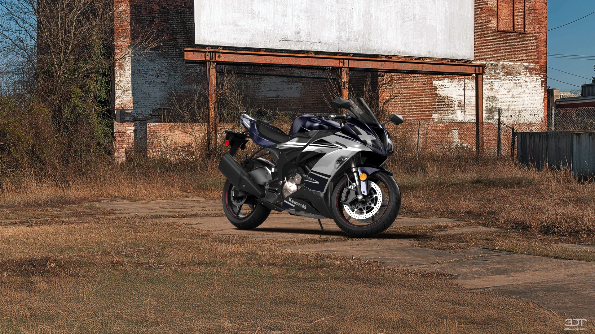 Kawasaki Ninja ZX 6R Sport Bike 2015 tuning