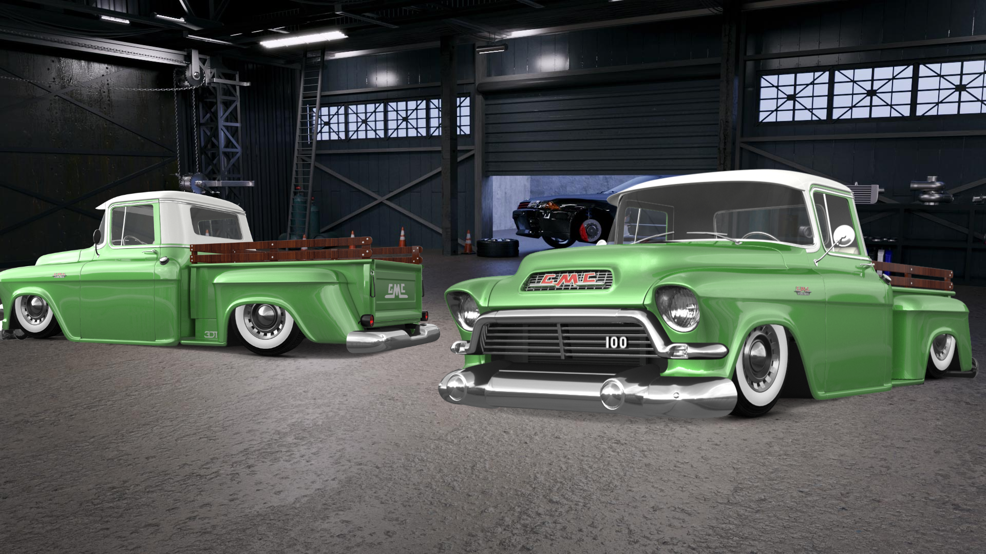 GMC 100 Stepside 2 Door pickup truck 1957