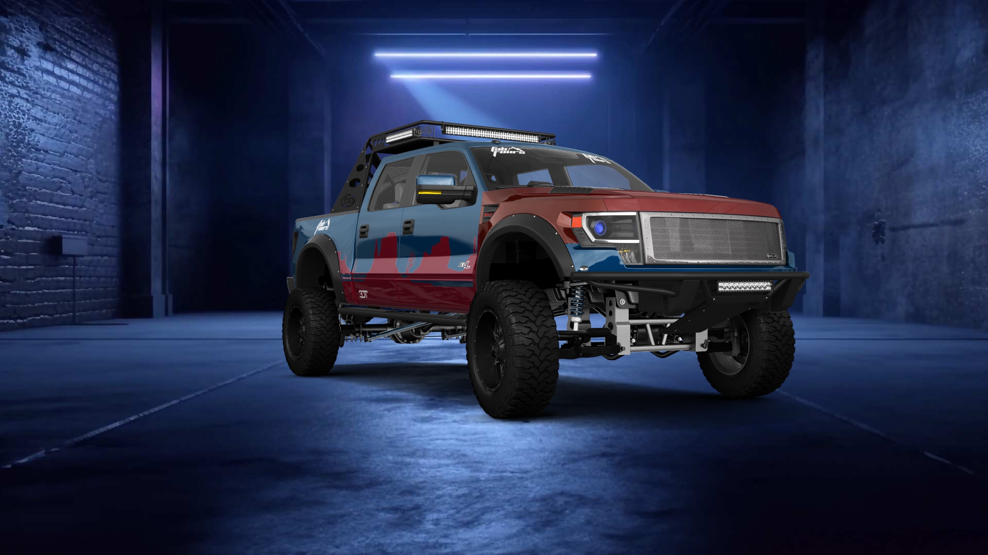 Ford F-150 SVT Raptor 4 Door pickup truck 2013 tuning