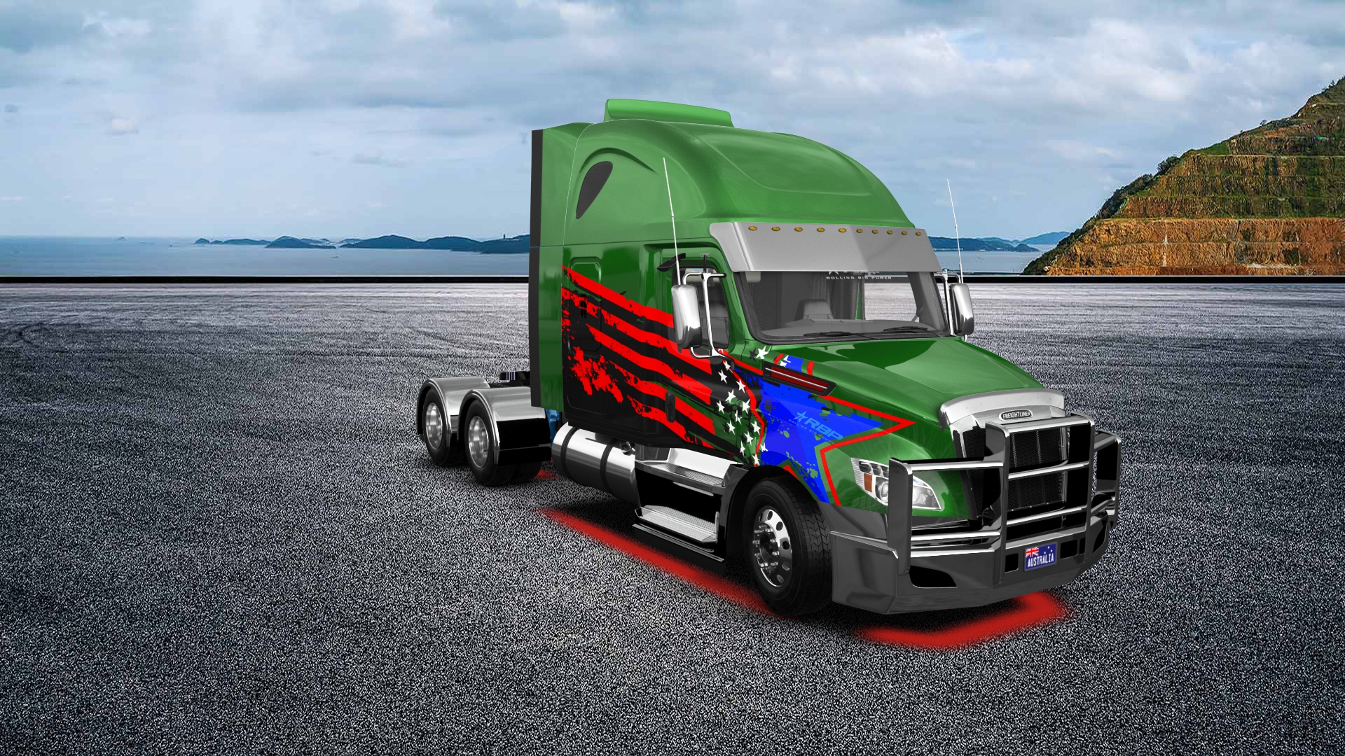 Freightliner Cascadia Sleeper Cab Truck 2018