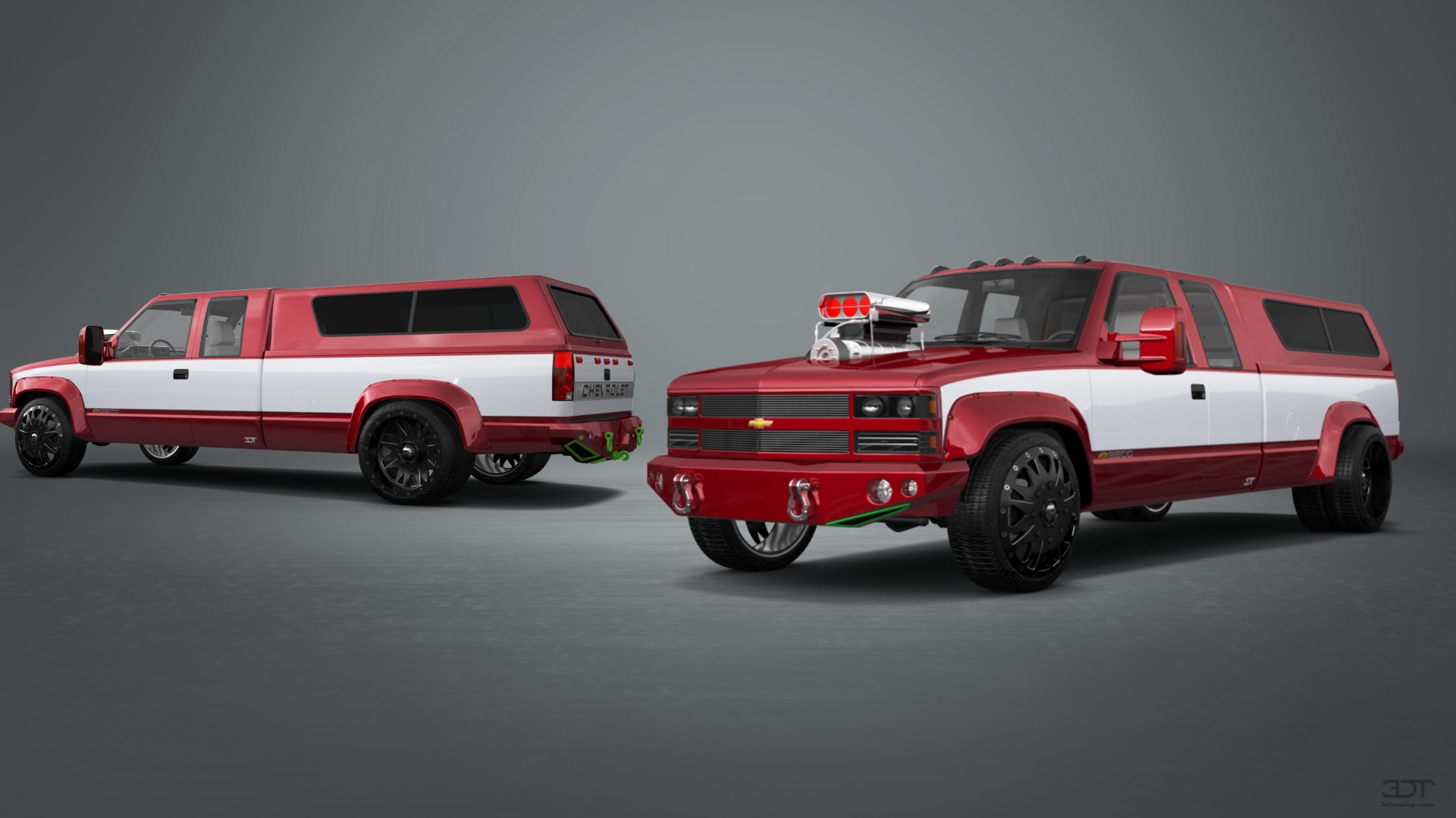 Chevrolet K3500 Extended Cab Pickup Truck 1988