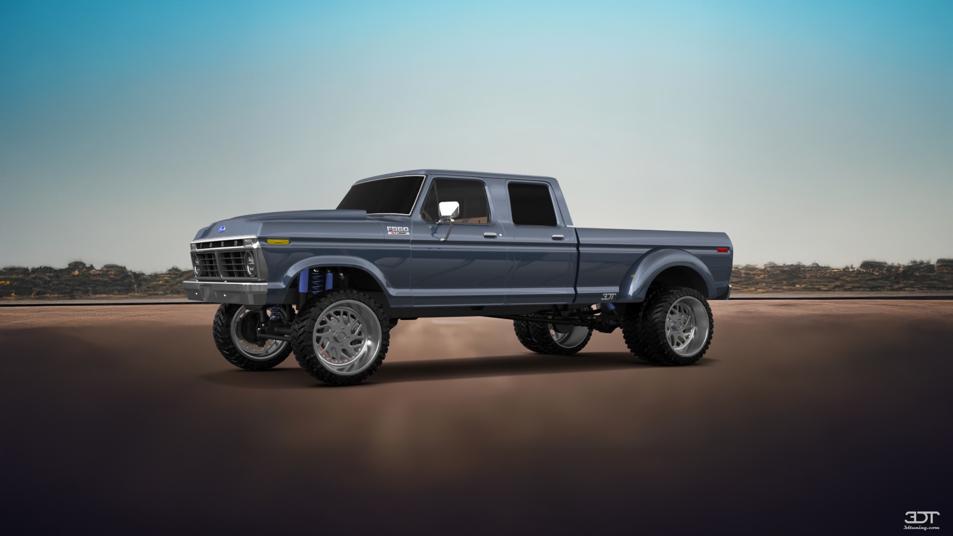 Ford F-350 Dually 4 Door pickup truck 1973