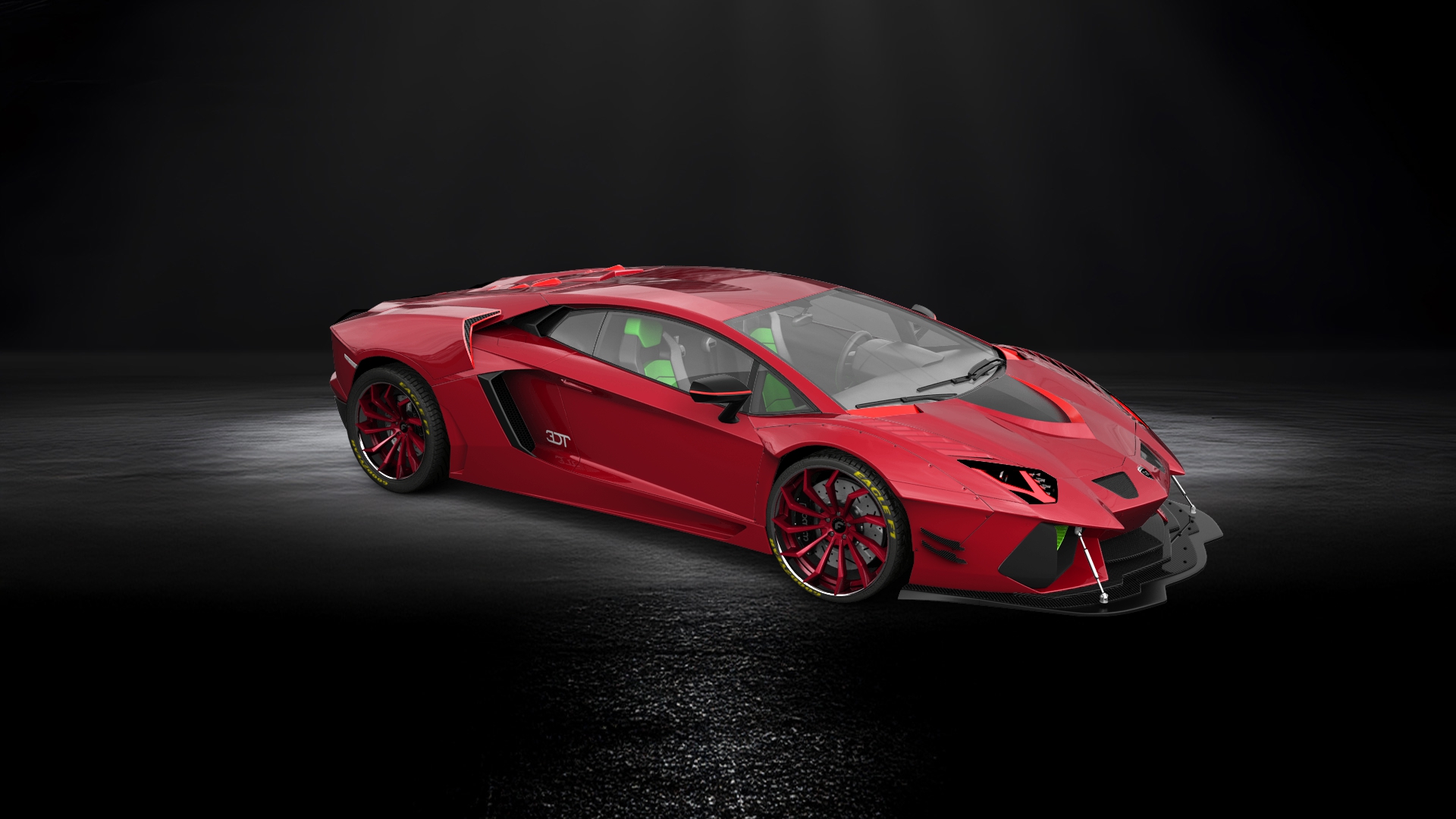 Lamborghini Aventador 2 Door Coupe 2012 tuning