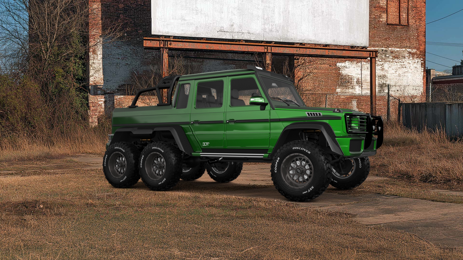 Mercedes G 63 AMG 6x6 4 Door pickup truck 2013 tuning