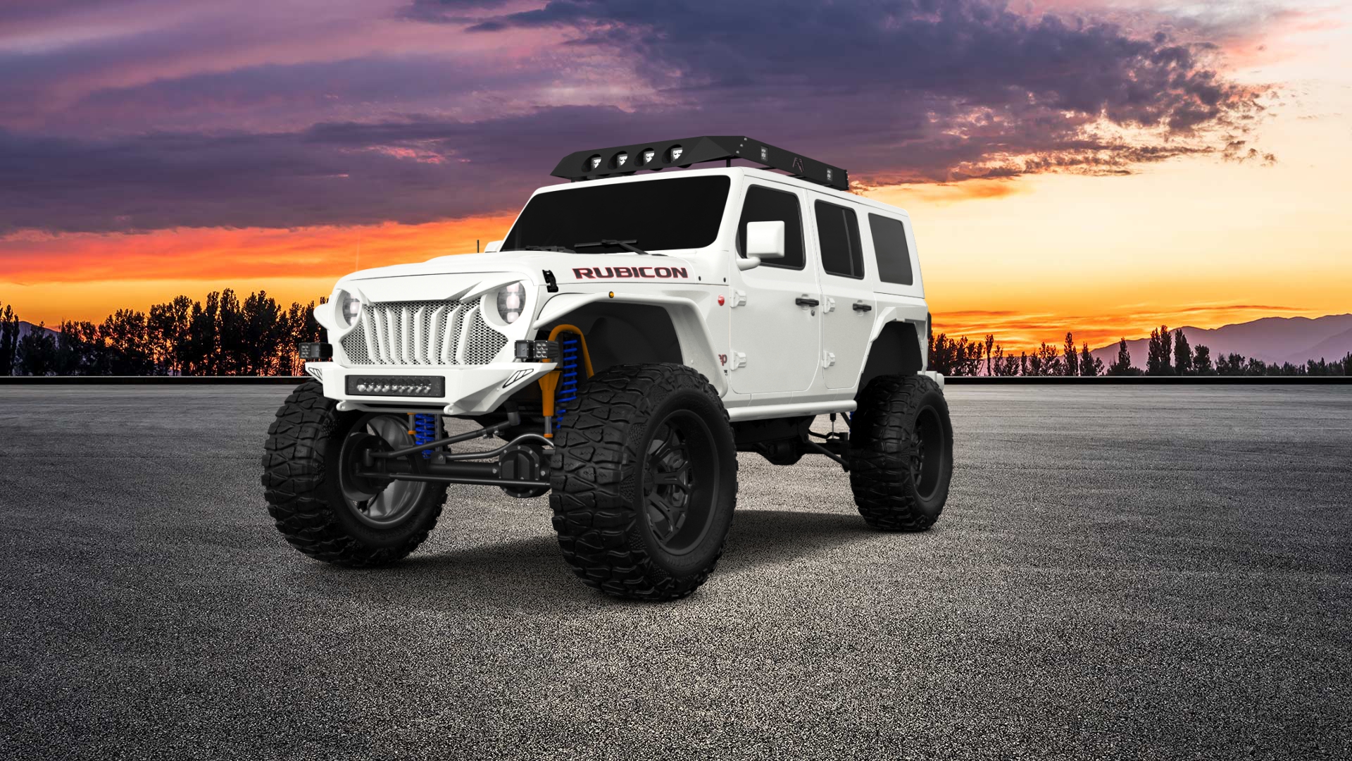 Jeep Wrangler Rubicon JL 4 Door SUV 2017 tuning