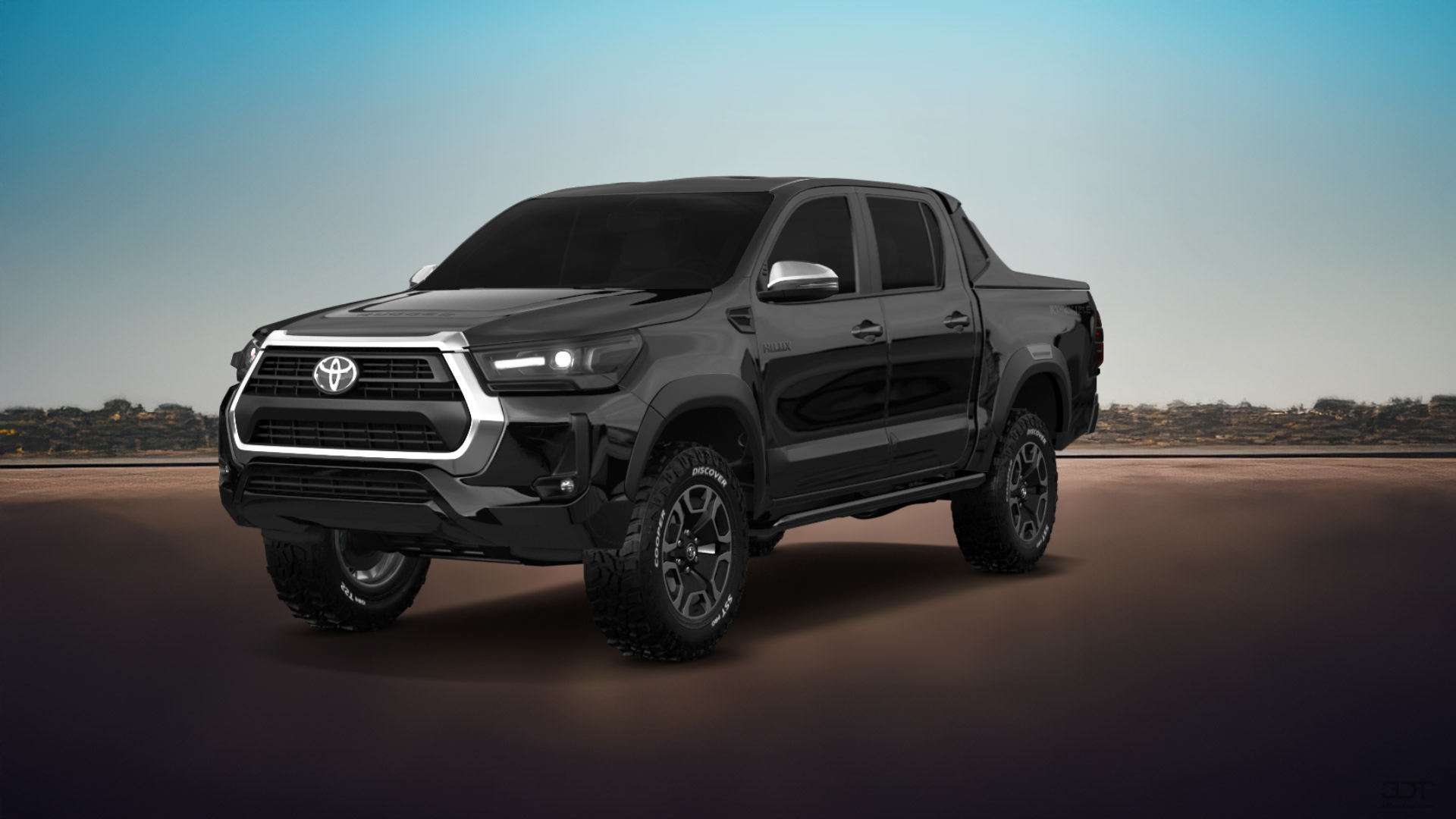 Toyota Hilux Double Cab 4 Door pickup truck 2015 tuning