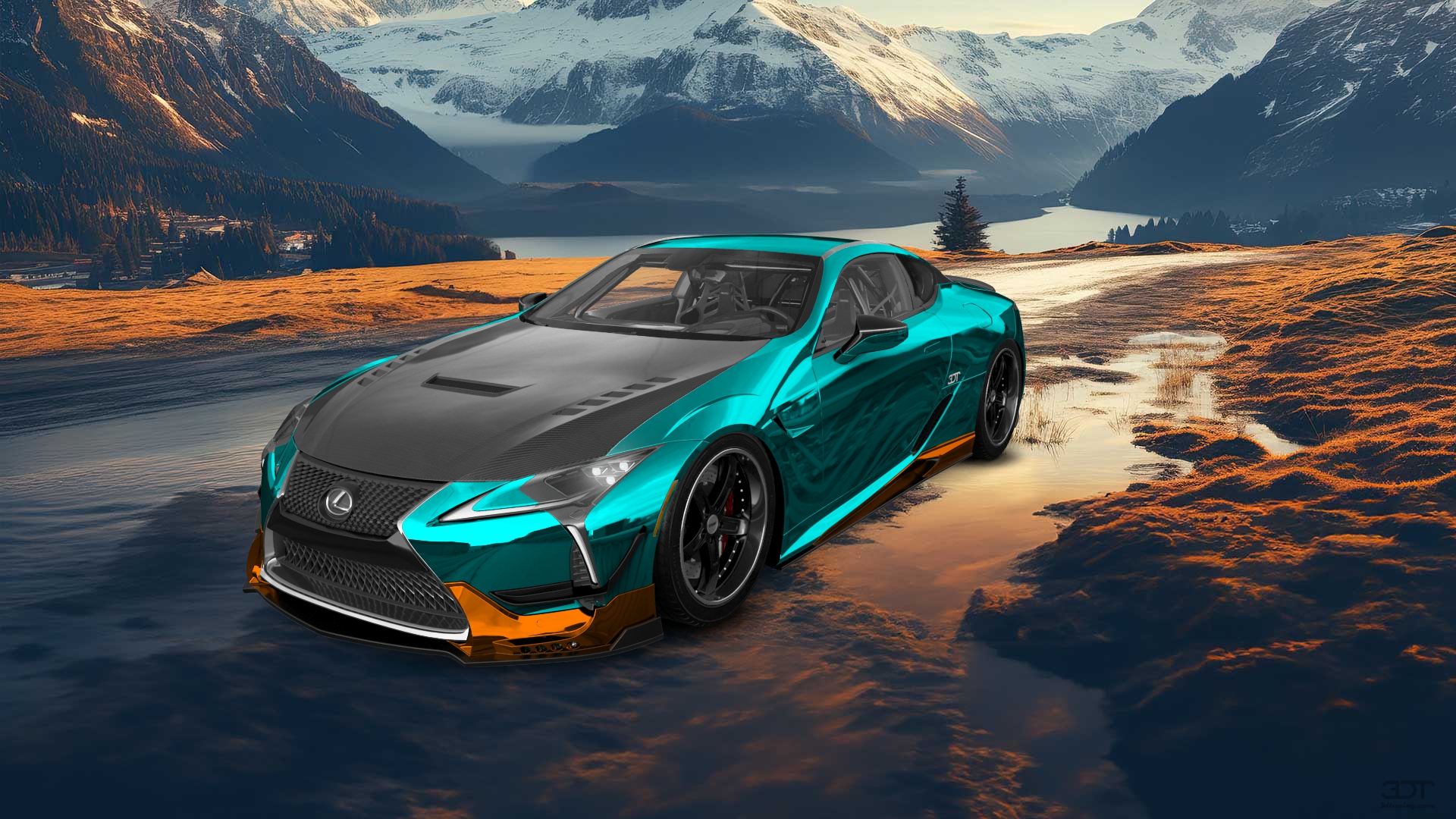 Lexus LC500 2 door fastback coupe 2017 tuning