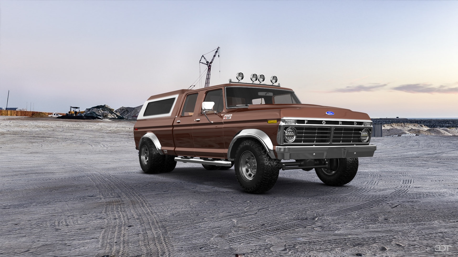 Ford F-350 Dually 4 Door pickup truck 1973