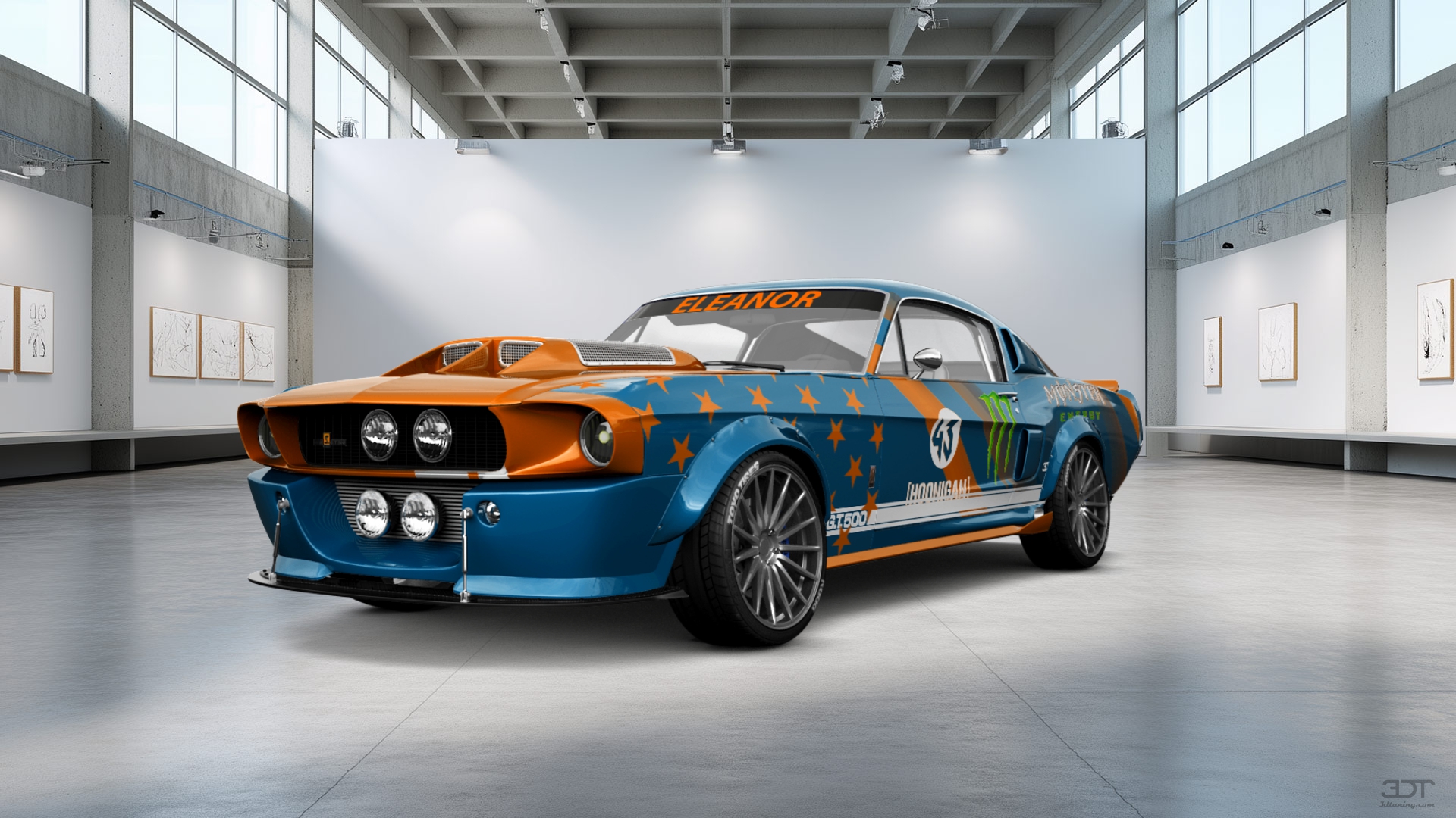 Mustang GT500 2 Door Coupe 1968 tuning