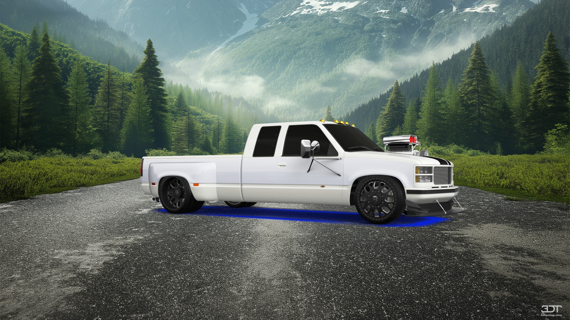 Chevrolet K3500 Extended Cab Pickup Truck 1988