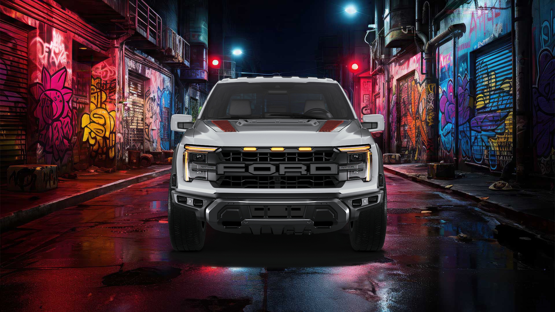 Ford F-150 Raptor 4 Door pickup truck 2024 tuning