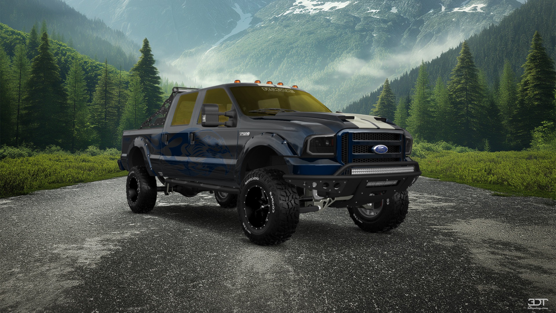 Ford F-250 Crew Cab 4 Door pickup truck 1999