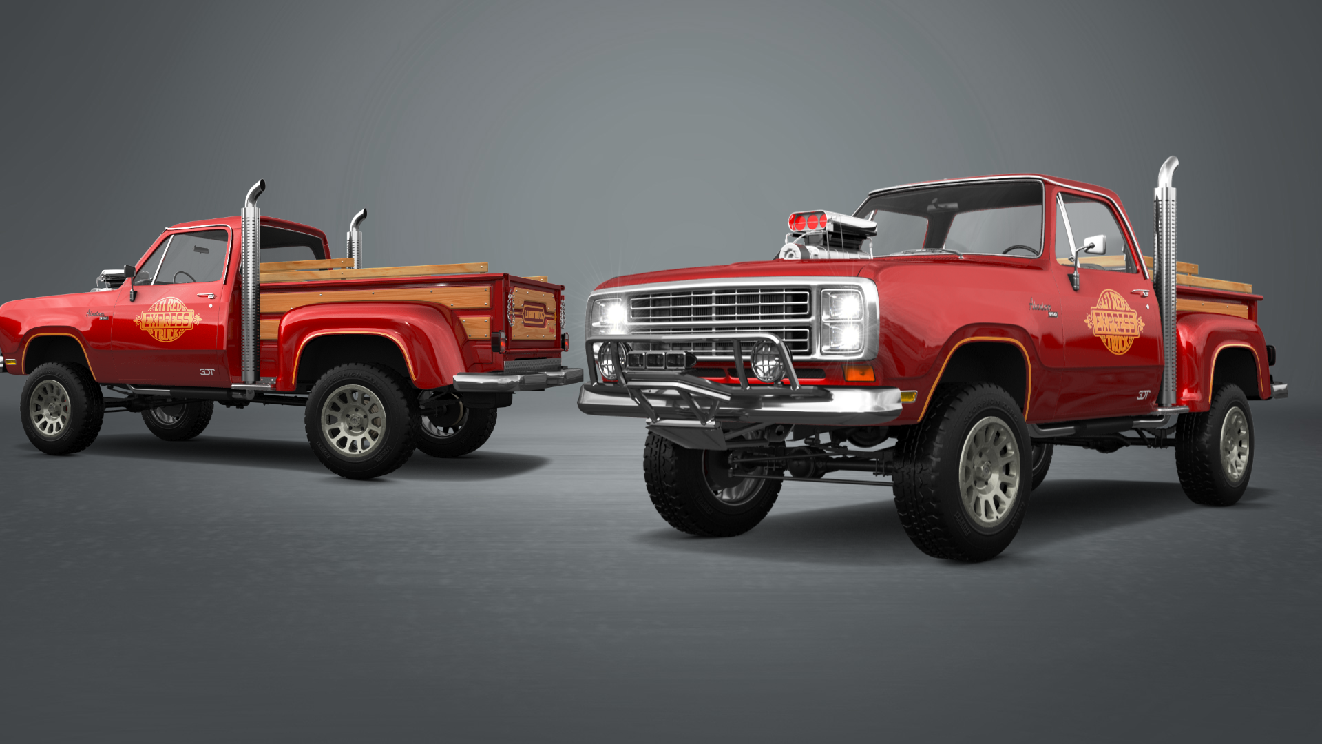 Dodge Lil Red Express 2 Door pickup truck 1979