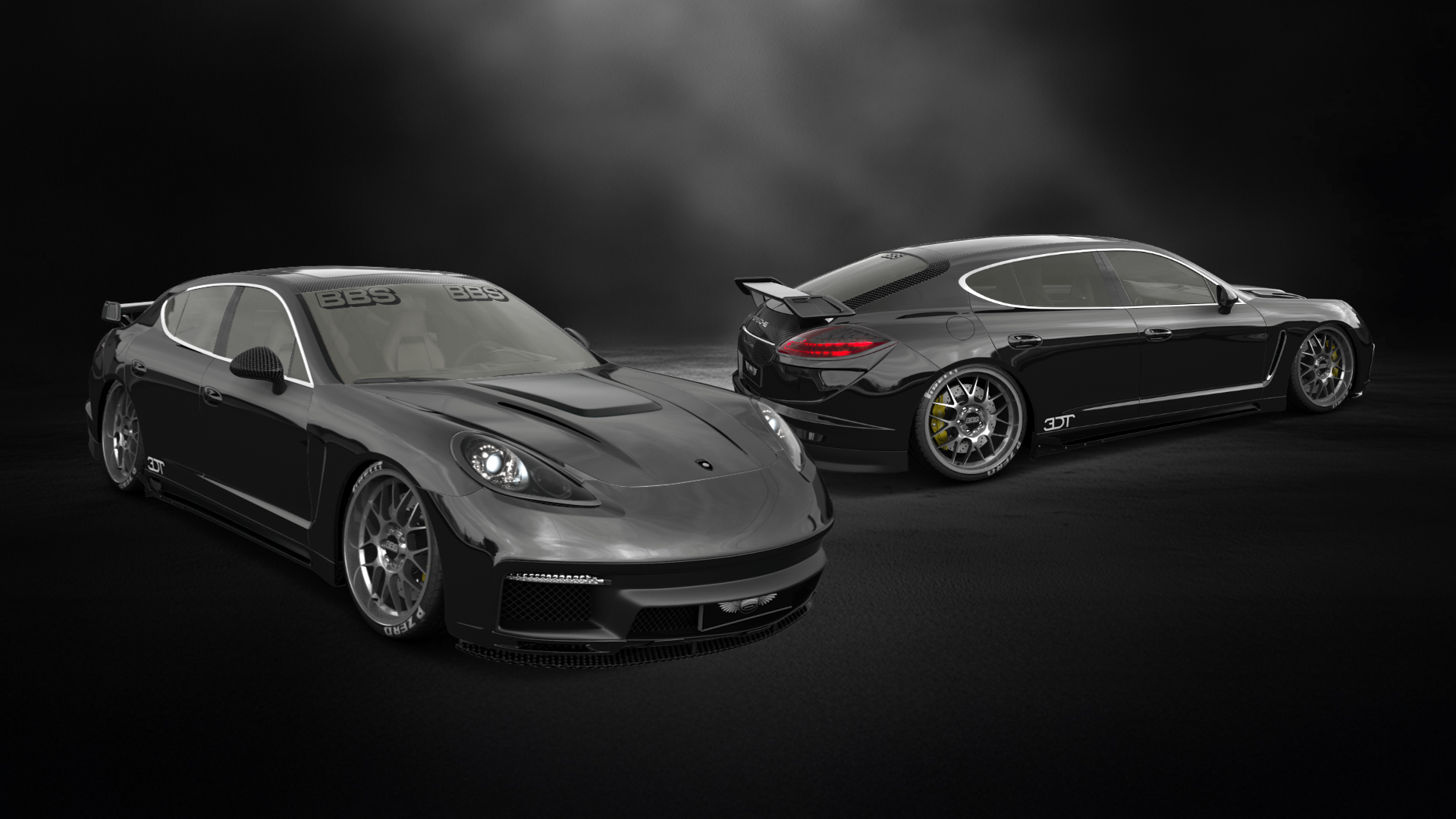 Porsche Panamera 4 door fastback saloon 2011 Images