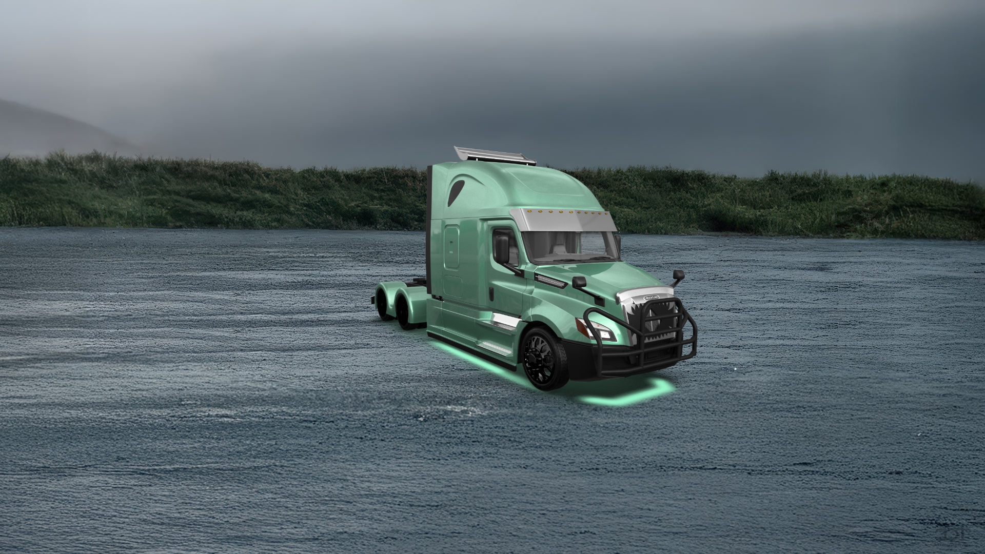 Freightliner Cascadia Sleeper Cab Truck 2018 tuning
