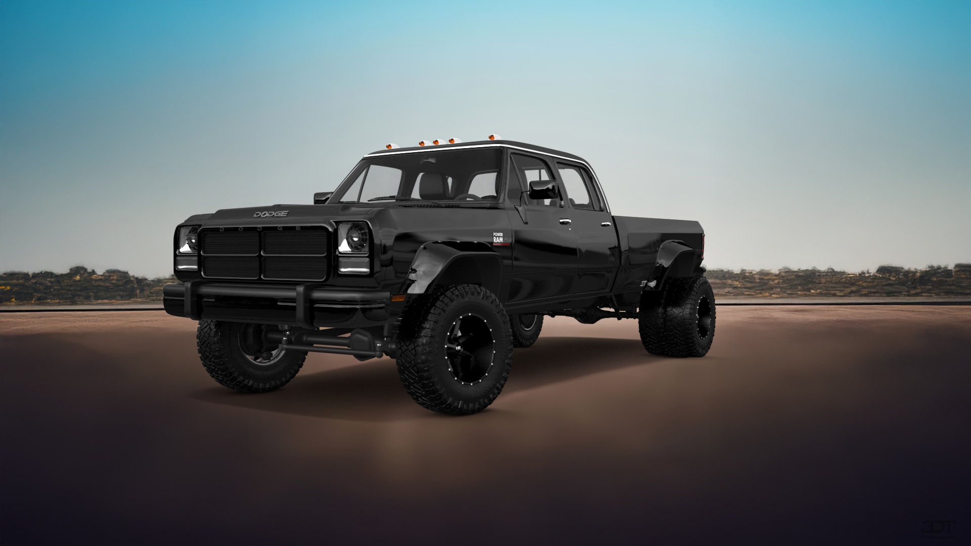 Dodge Ram 350 4 Door pickup truck 1991 tuning