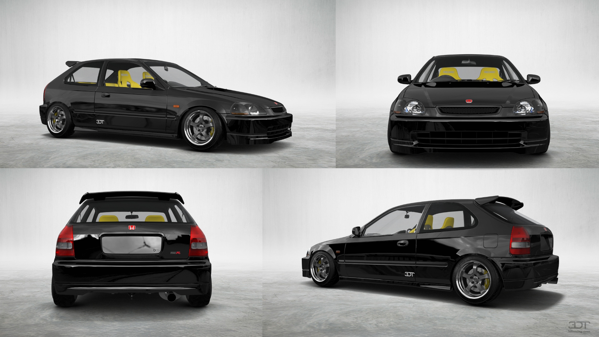 Honda Civic 3 Door Hatchback 1997 tuning