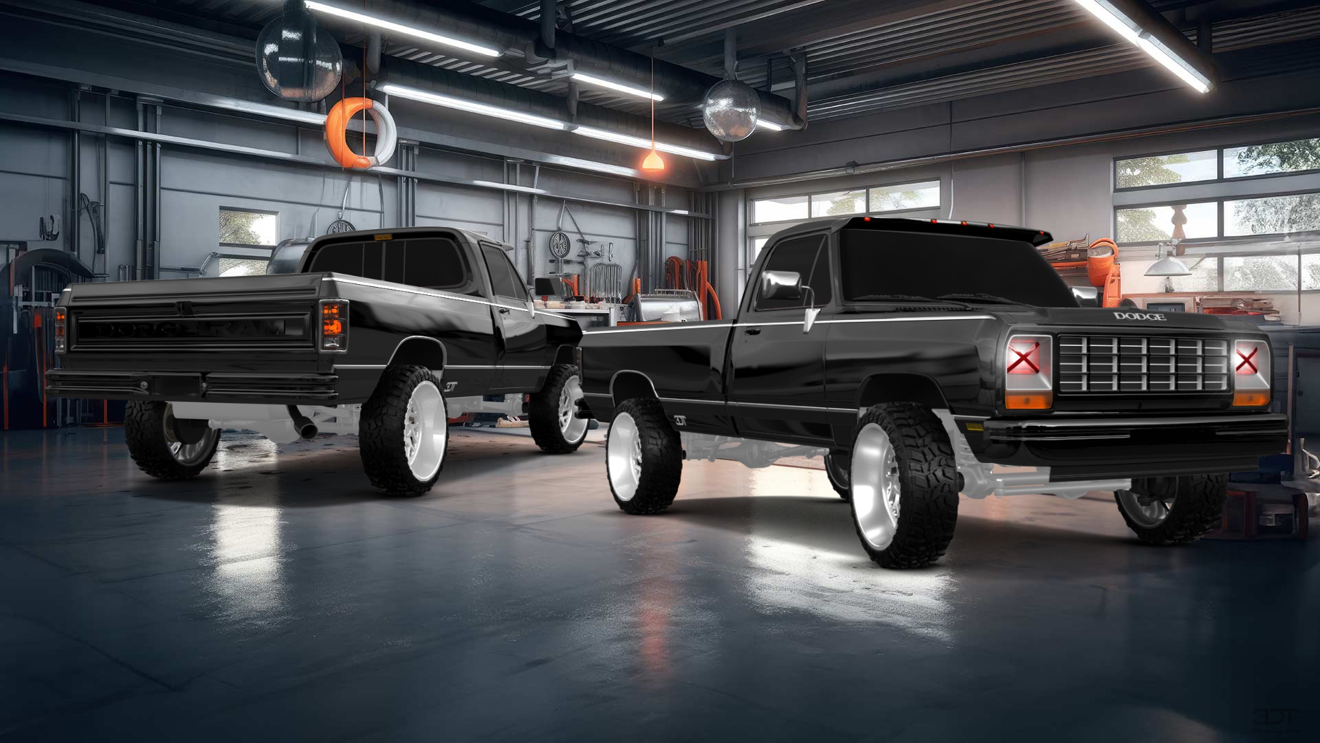 Dodge Ram 250 Regular Cab 2 Door pickup truck 1983 tuning