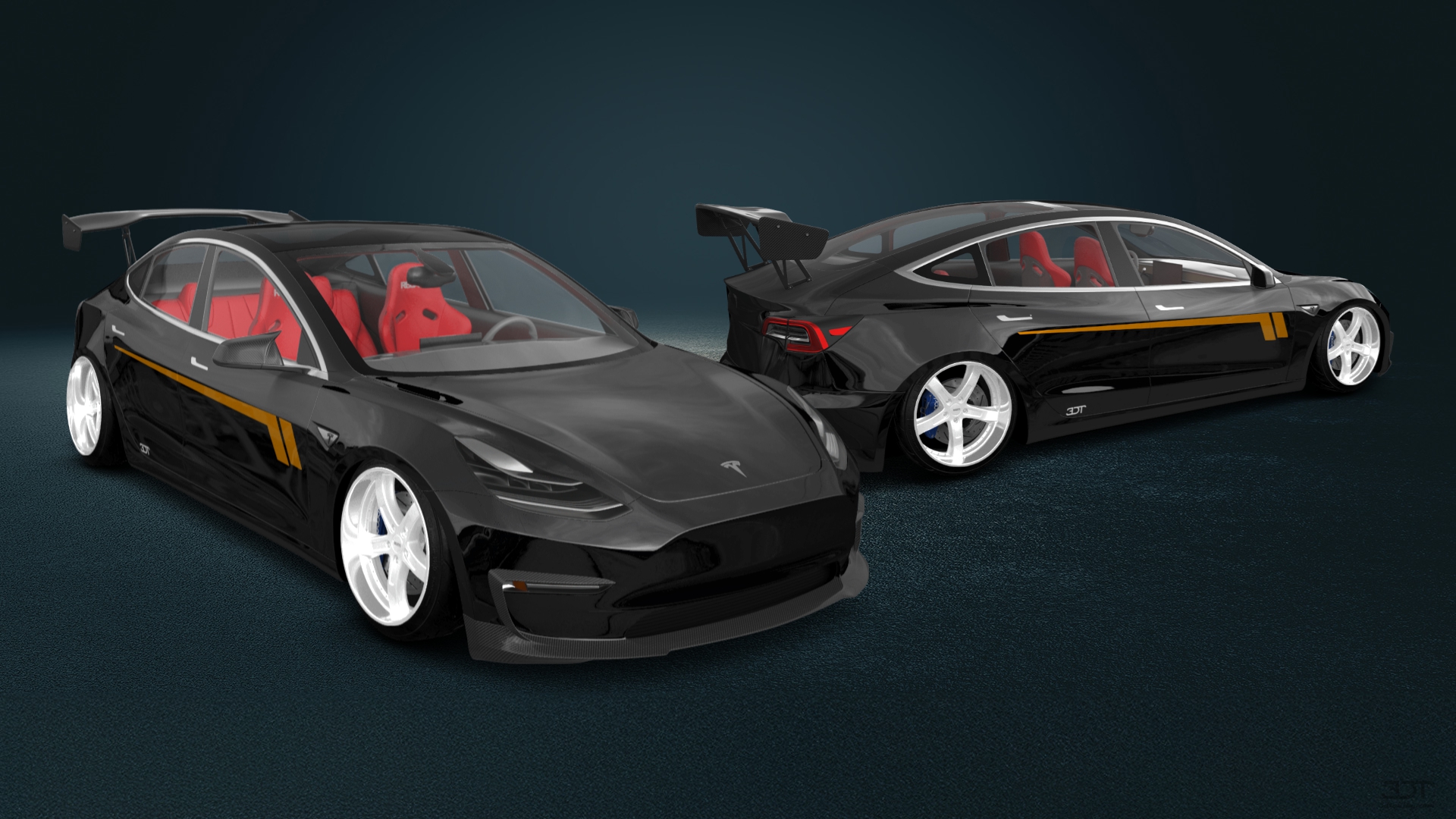 Tesla Model 3 4 Door Saloon 2017 tuning