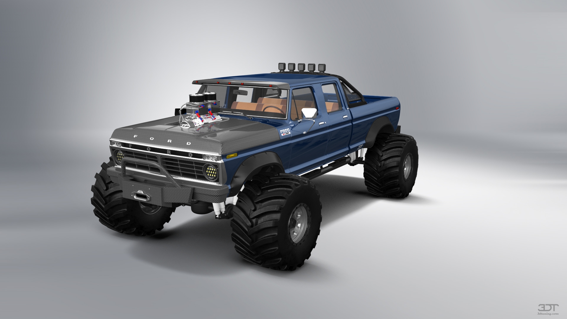 Ford F-350 Dually 4 Door pickup truck 1973