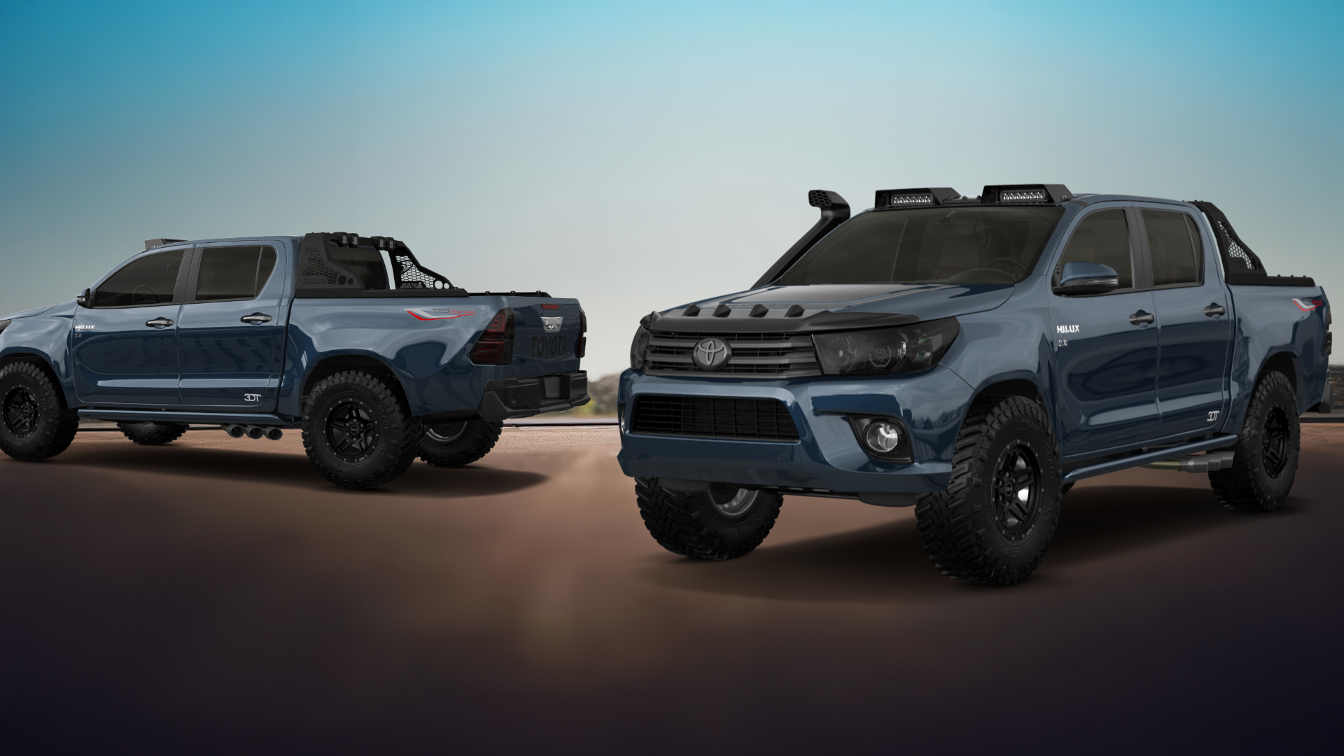 Toyota Hilux Double Cab 4 Door pickup truck 2015 tuning