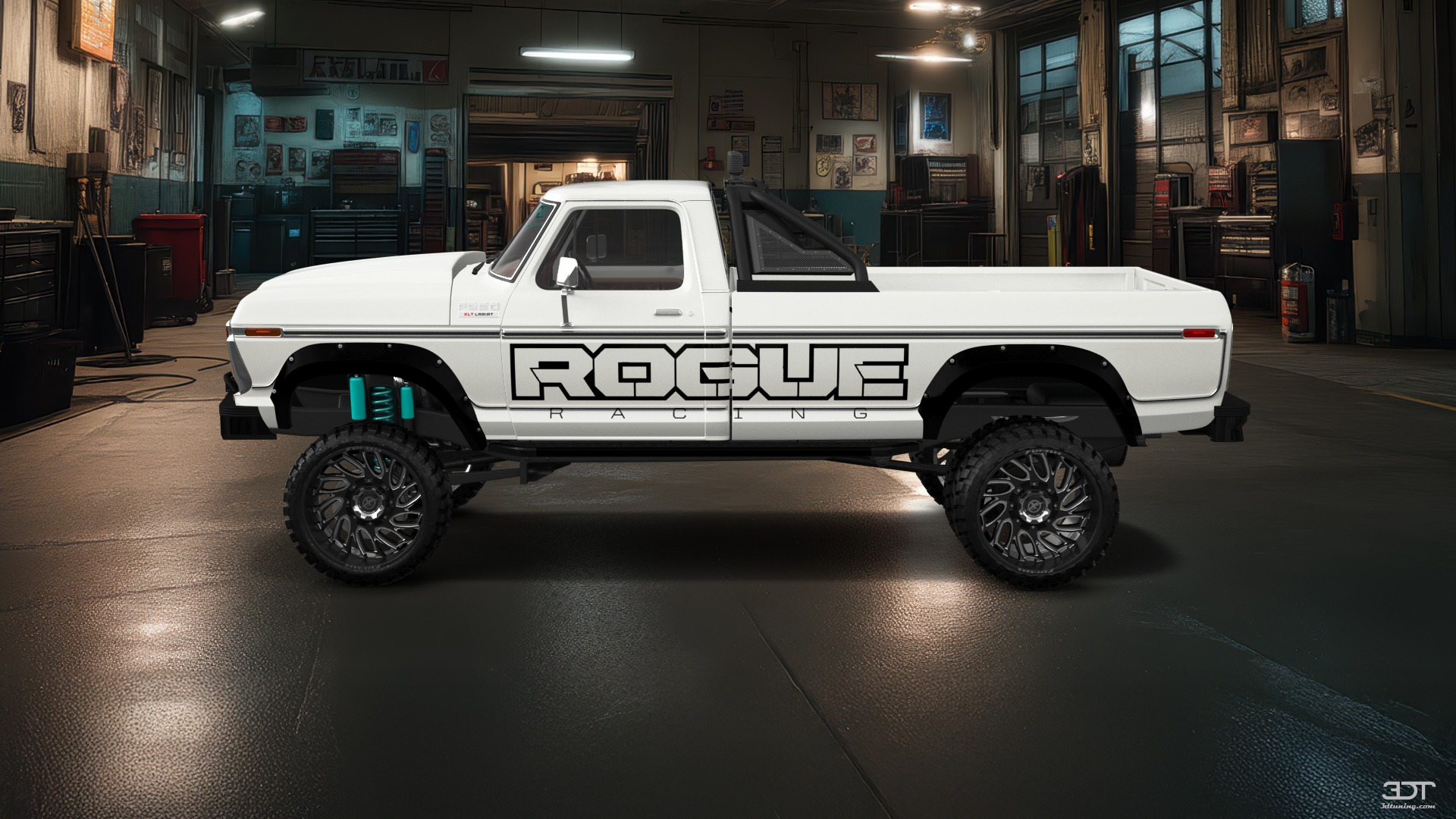 Ford F-350 Dually 2 Door pickup truck 1974 tuning