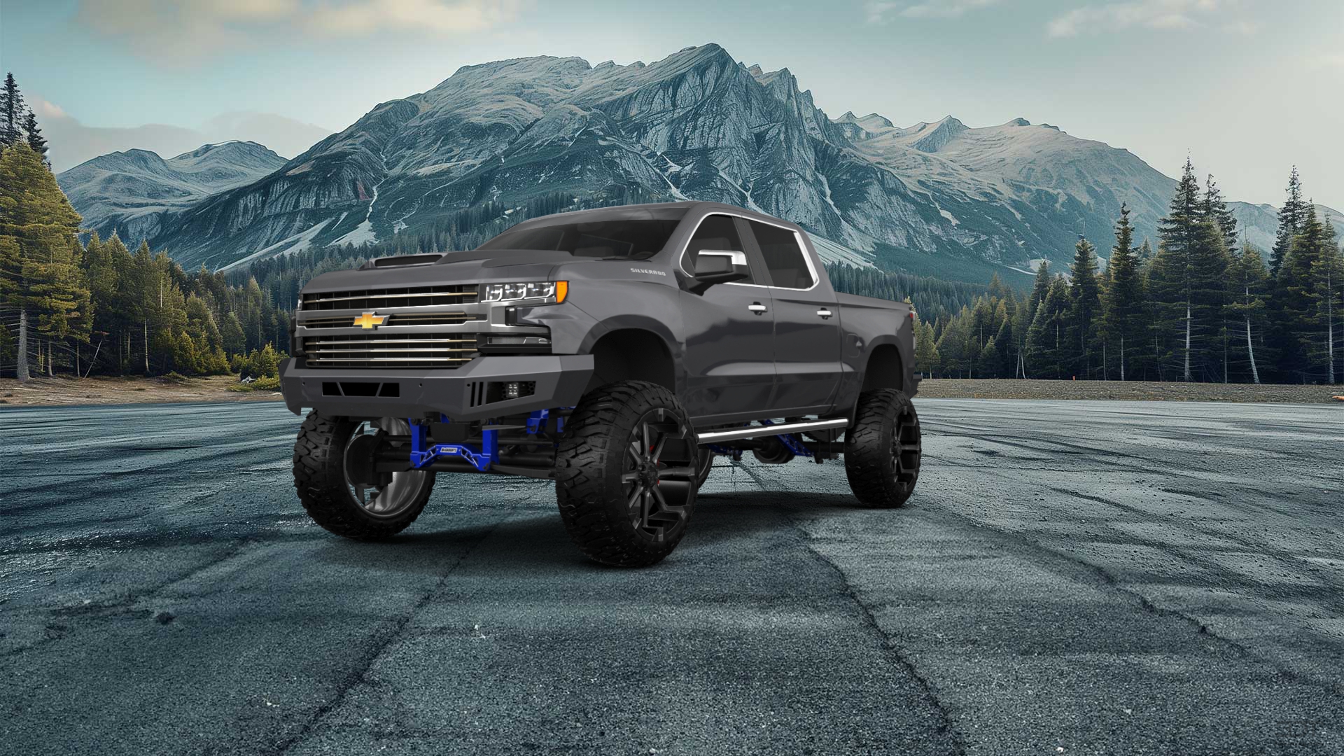 Chevrolet Silverado 1500 4 Door pickup truck 2019 tuning