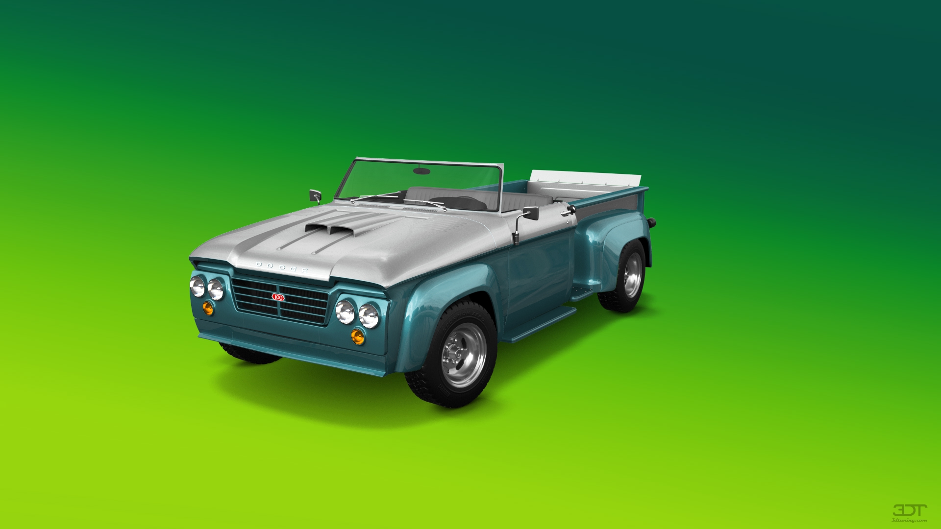 Dodge D-100 Stepside 2 Door pickup truck 1961
