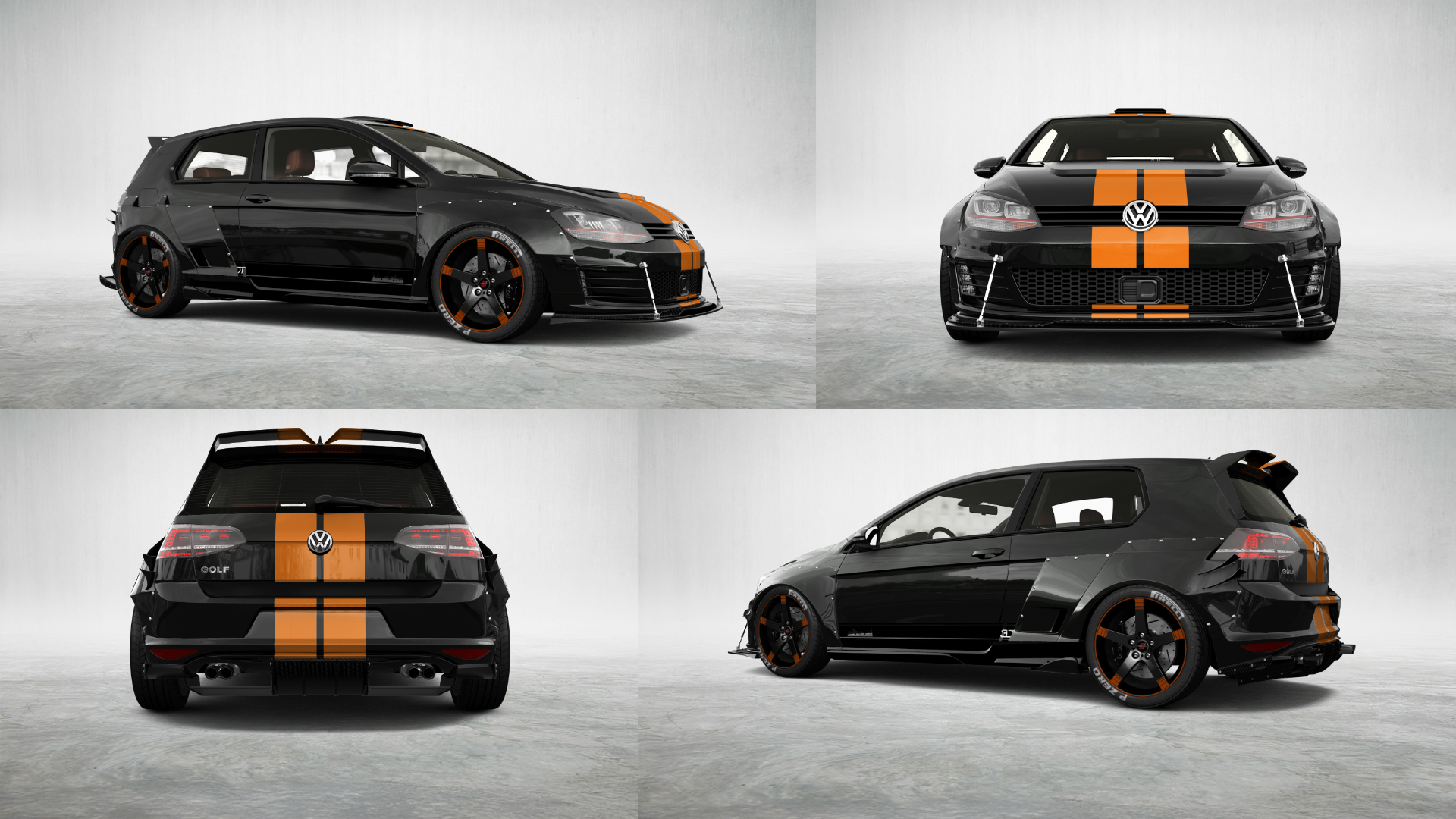 Volkswagen Golf 7 3 Door Hatchback 2013 tuning