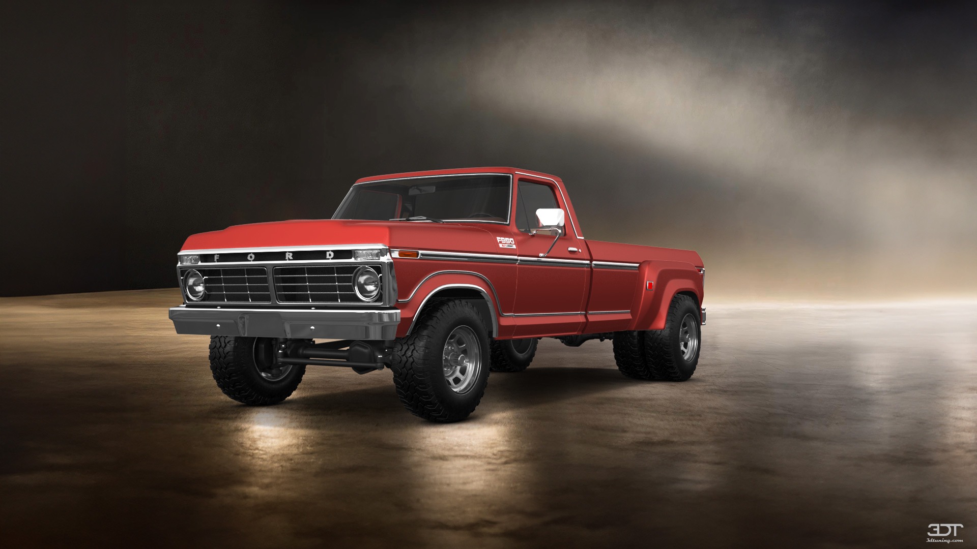 Ford F-350 Dually 2 Door pickup truck 1974 tuning