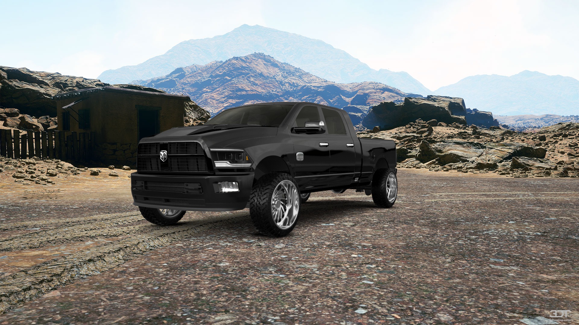 Dodge Ram 2500 Mega Cab 6.4 ft box 4 Door pickup truck 2010 tuning