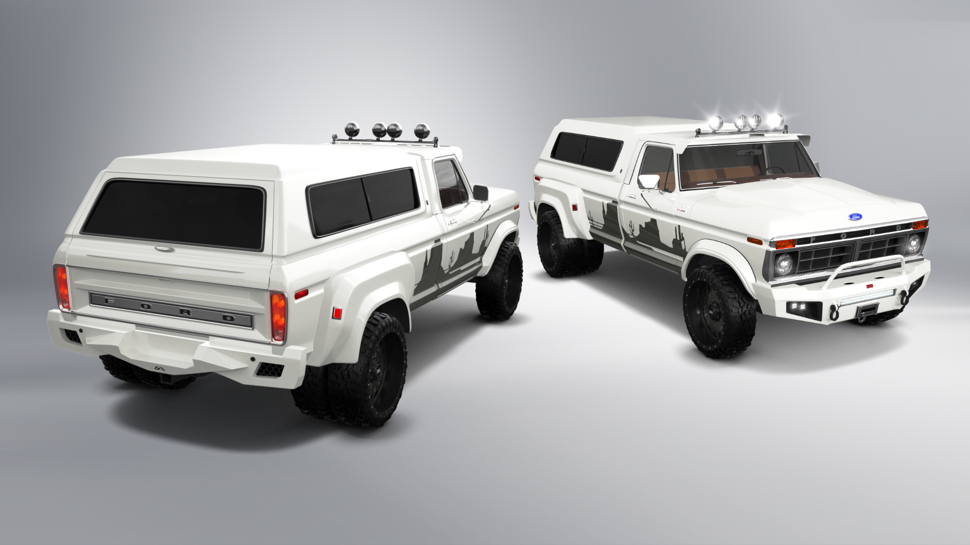 Ford F-350 Dually 2 Door pickup truck 1974