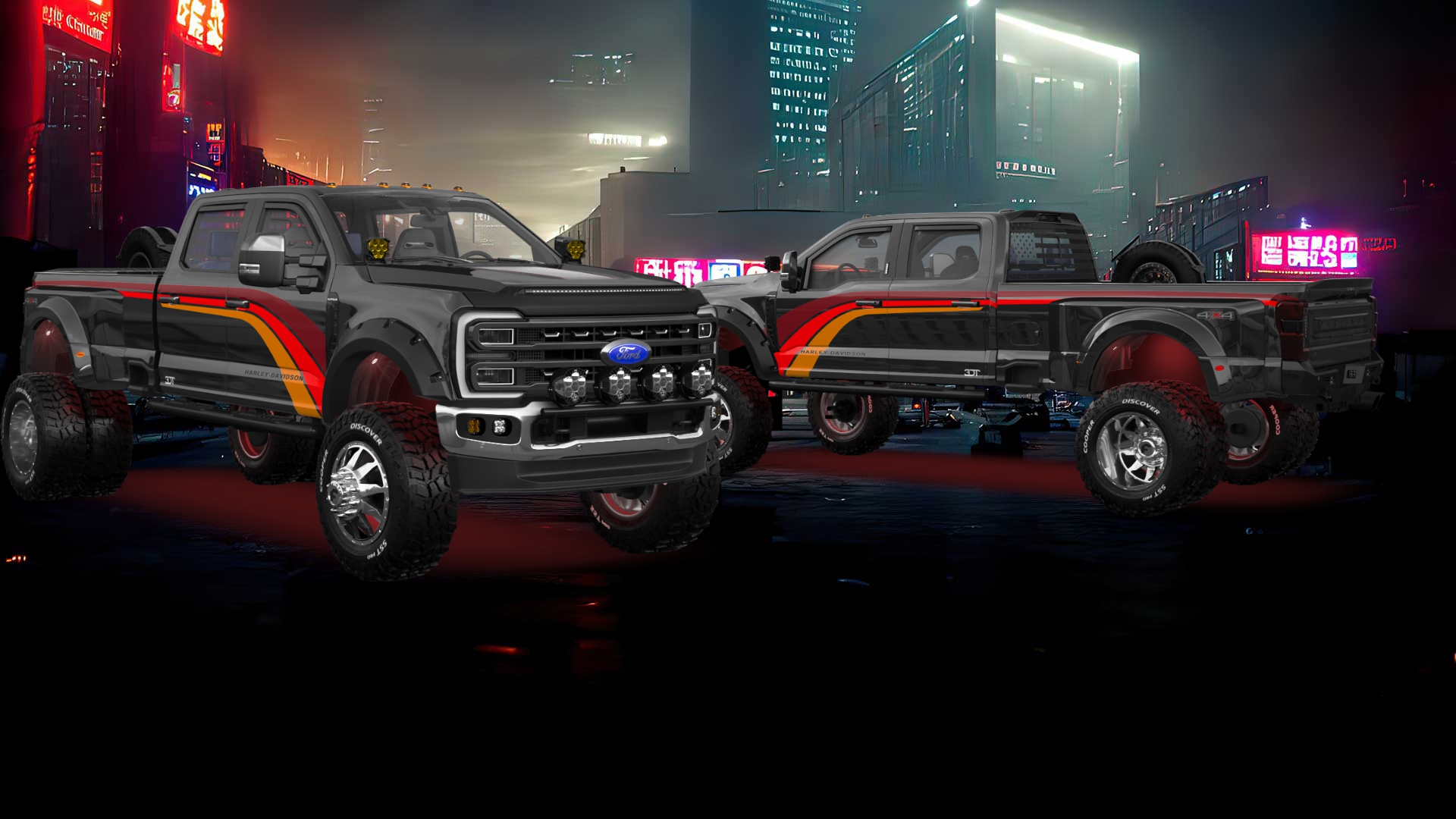 Ford F-350 DRW Crew Cab 4 Door pickup truck 2023 tuning