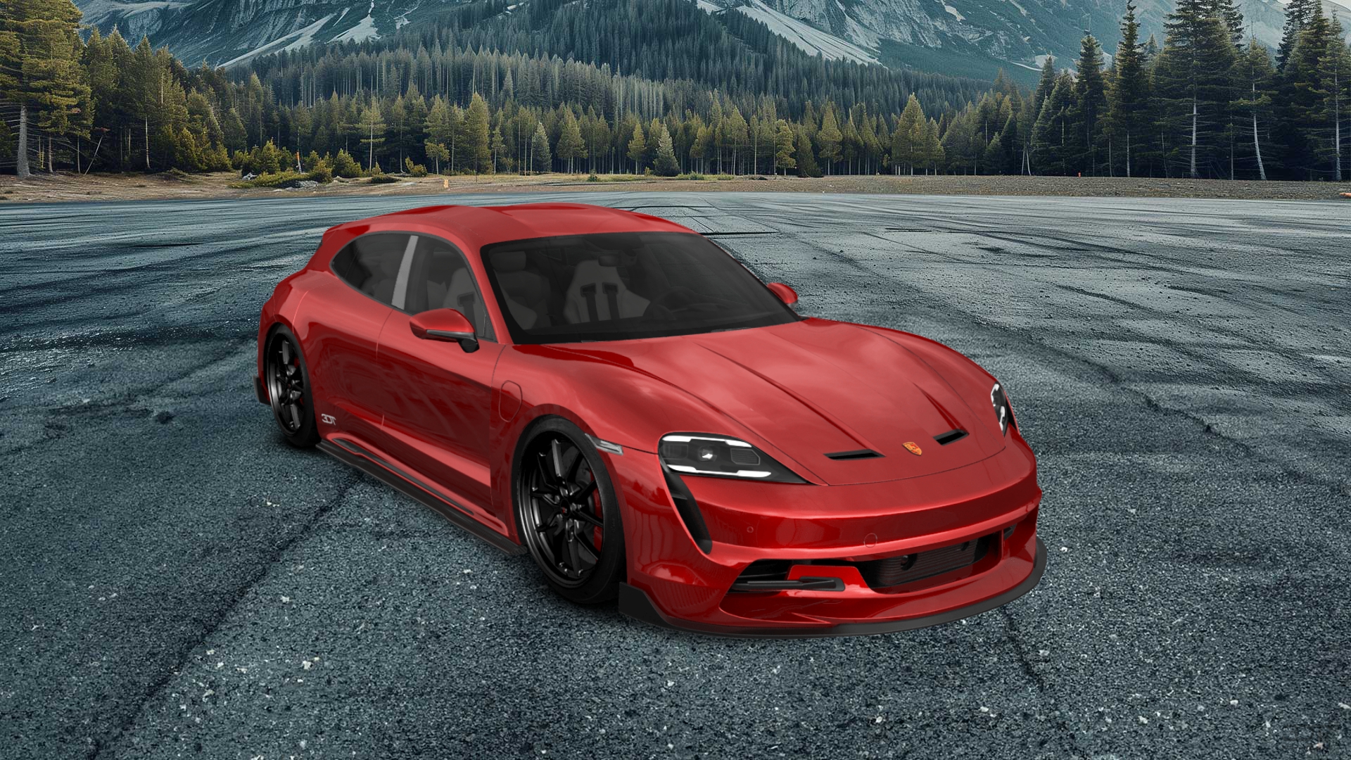 Porsche Taycan Sport Turismo Shooting Brake 2019 tuning