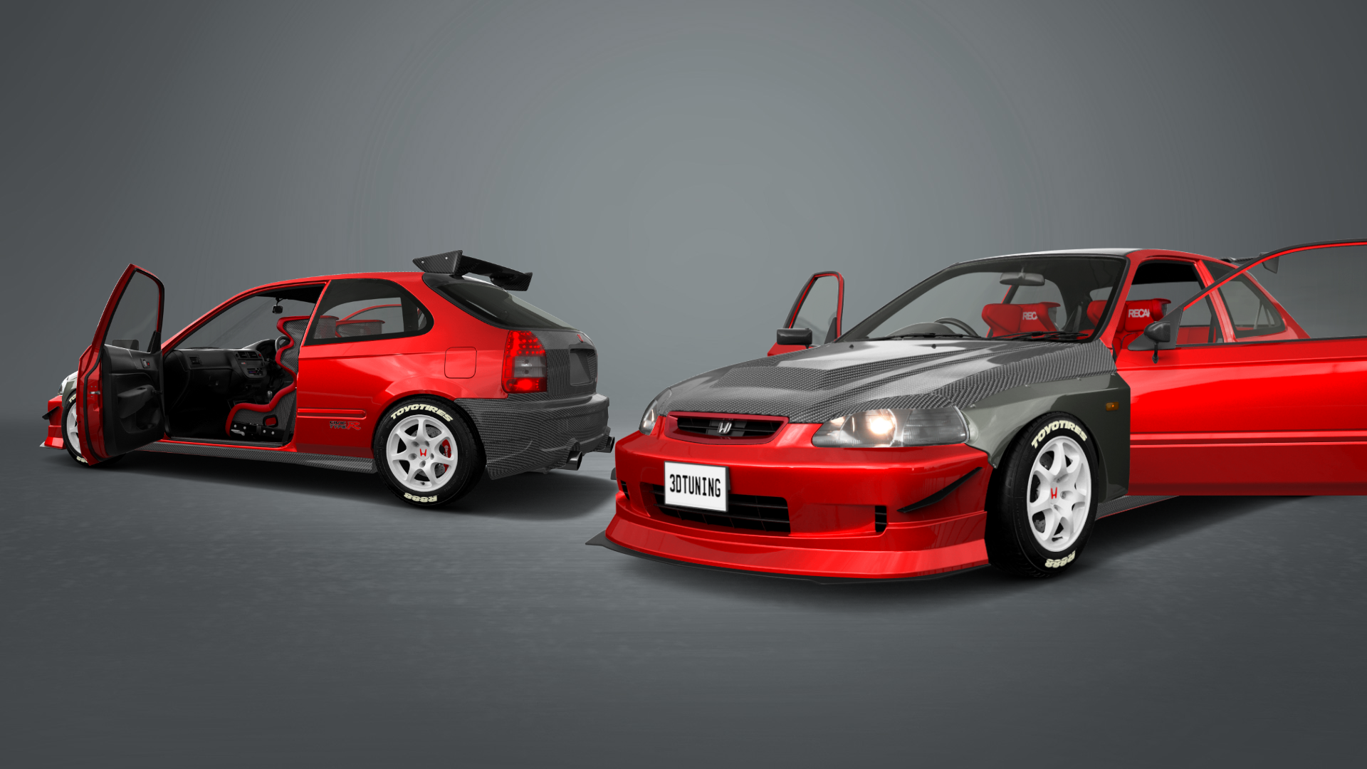 Honda Civic 3 Door Hatchback 1997 tuning