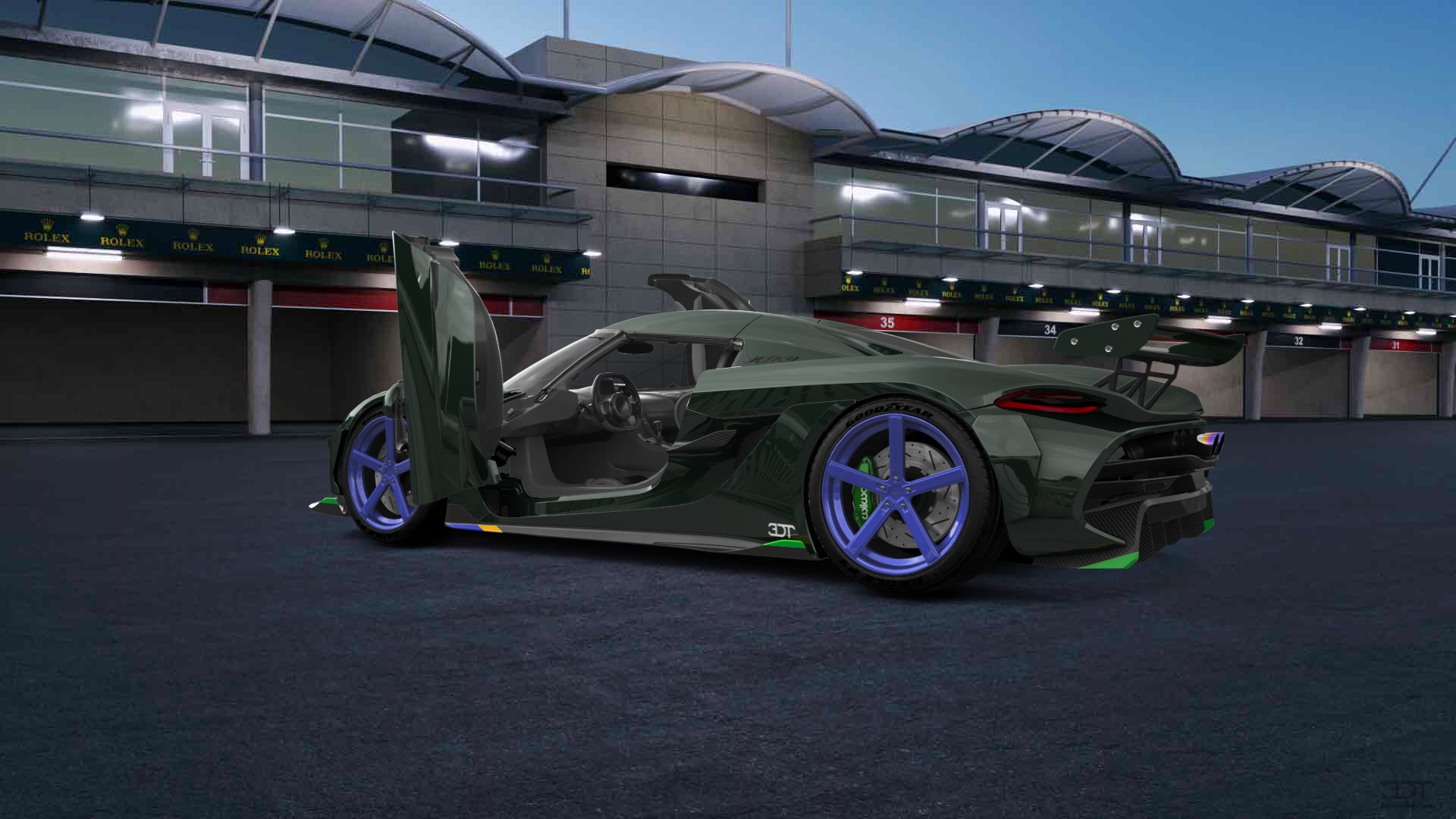 Koenigsegg Jesko 2 door targa top 2020