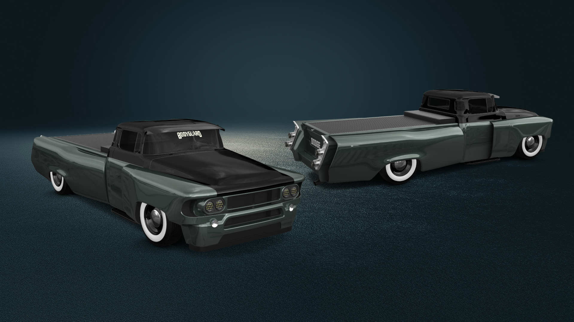 Dodge C series 2 Door pickup truck 1958 tuning