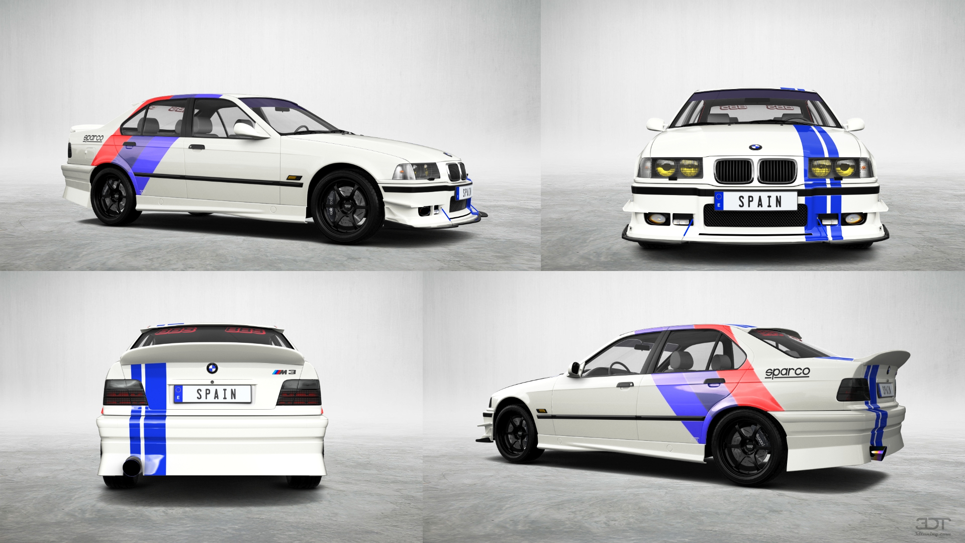 BMW 3 Series 4 Door Saloon 1990 tuning