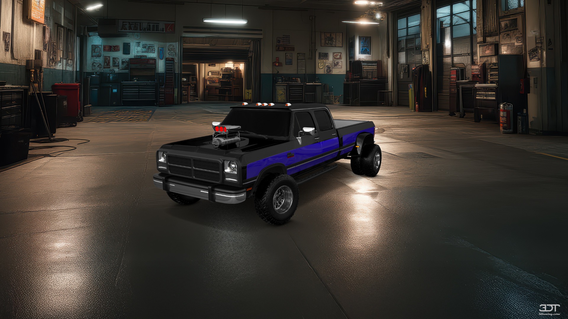 Dodge Ram 350 4 Door pickup truck 1991 tuning