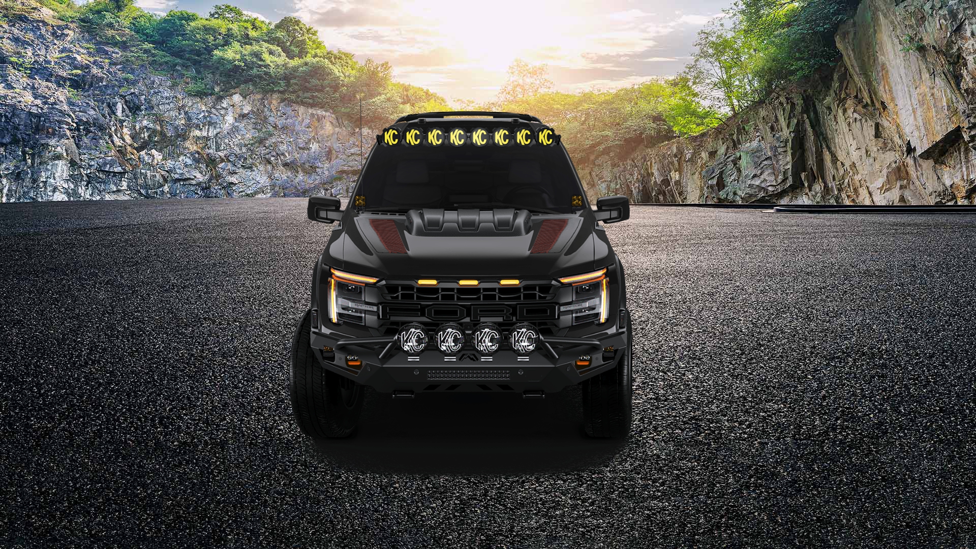 Ford F-150 Raptor 4 Door pickup truck 2024 Images