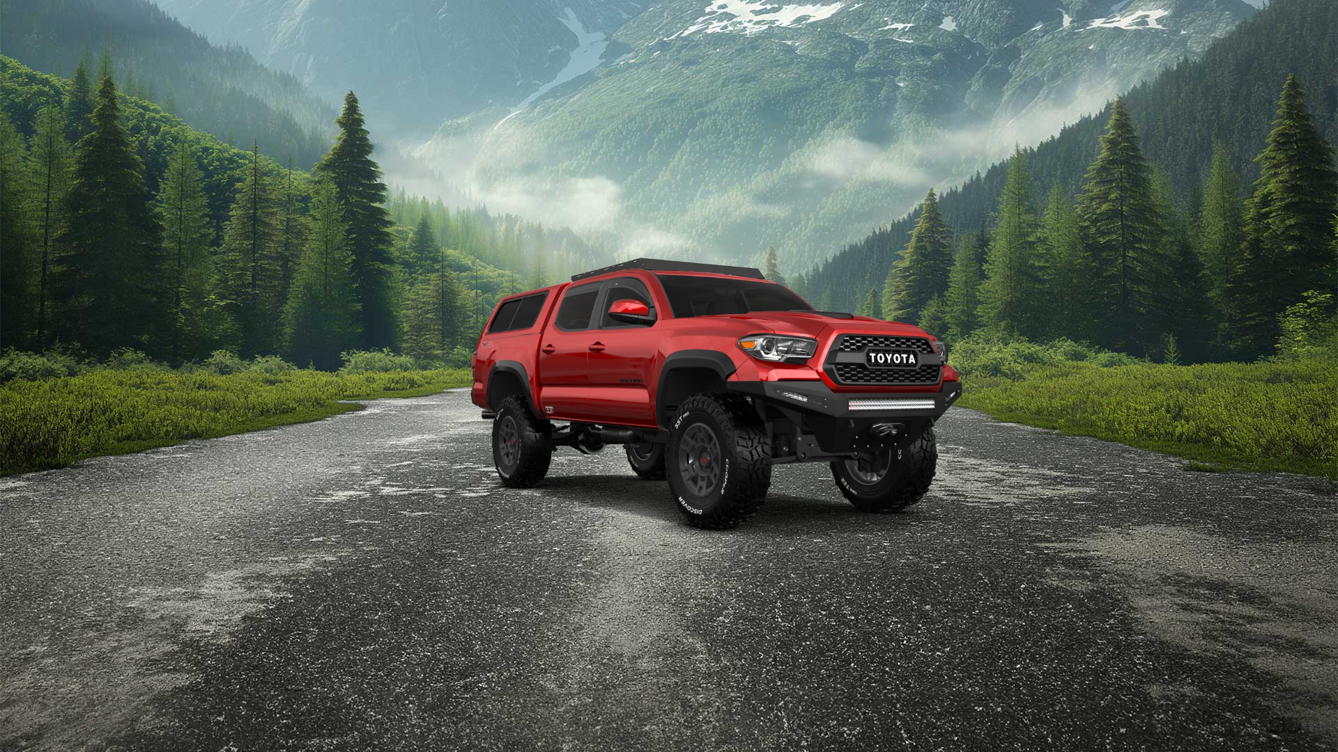 Toyota Tacoma 4 Door pickup truck 2018 tuning