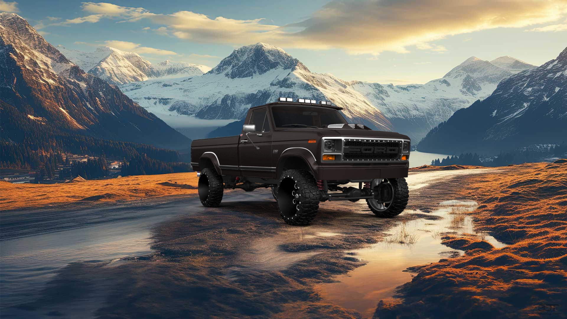 Ford F-150 2 Door pickup truck 1986 tuning