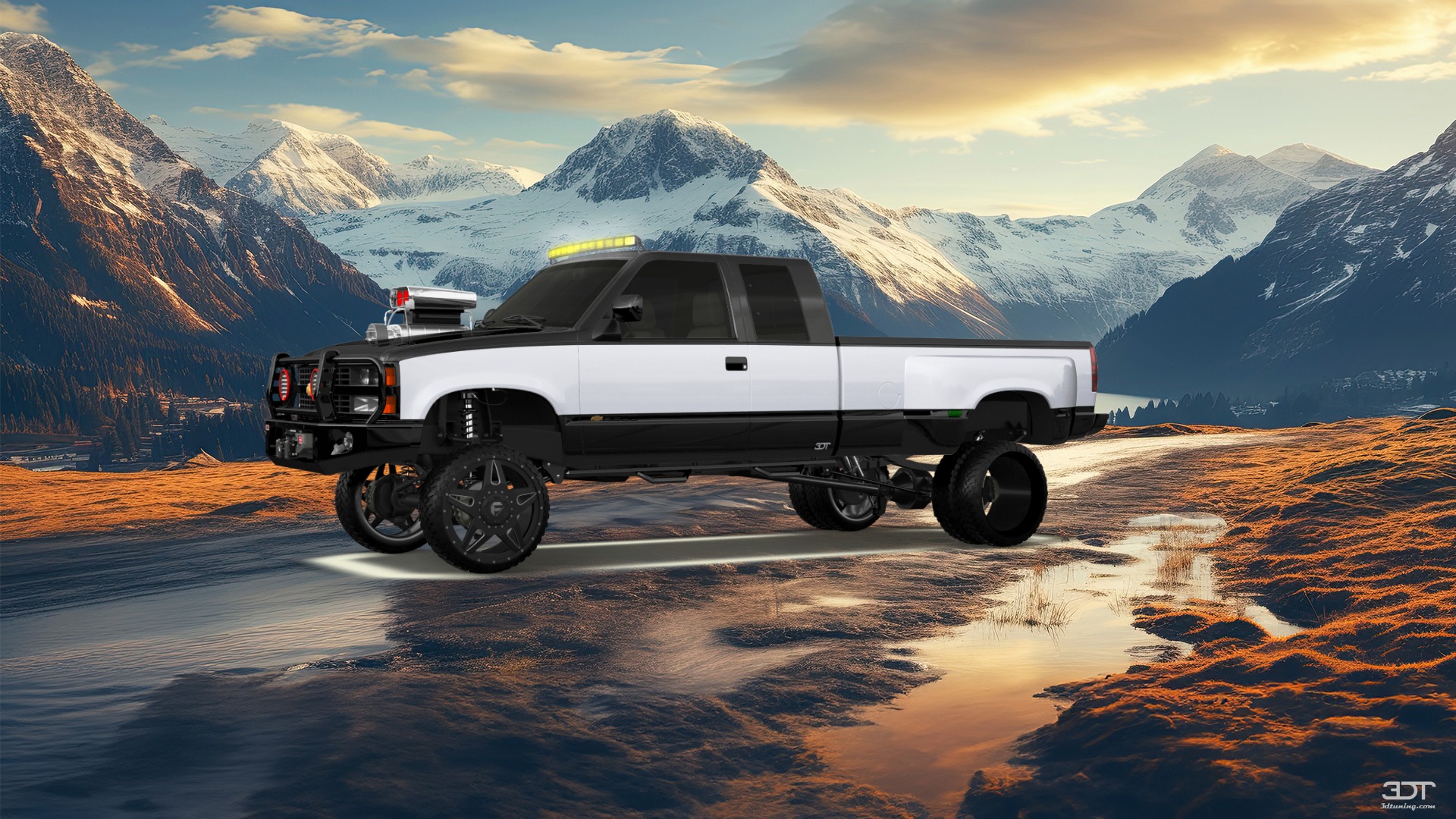 Chevrolet K3500 Extended Cab Pickup Truck 1988