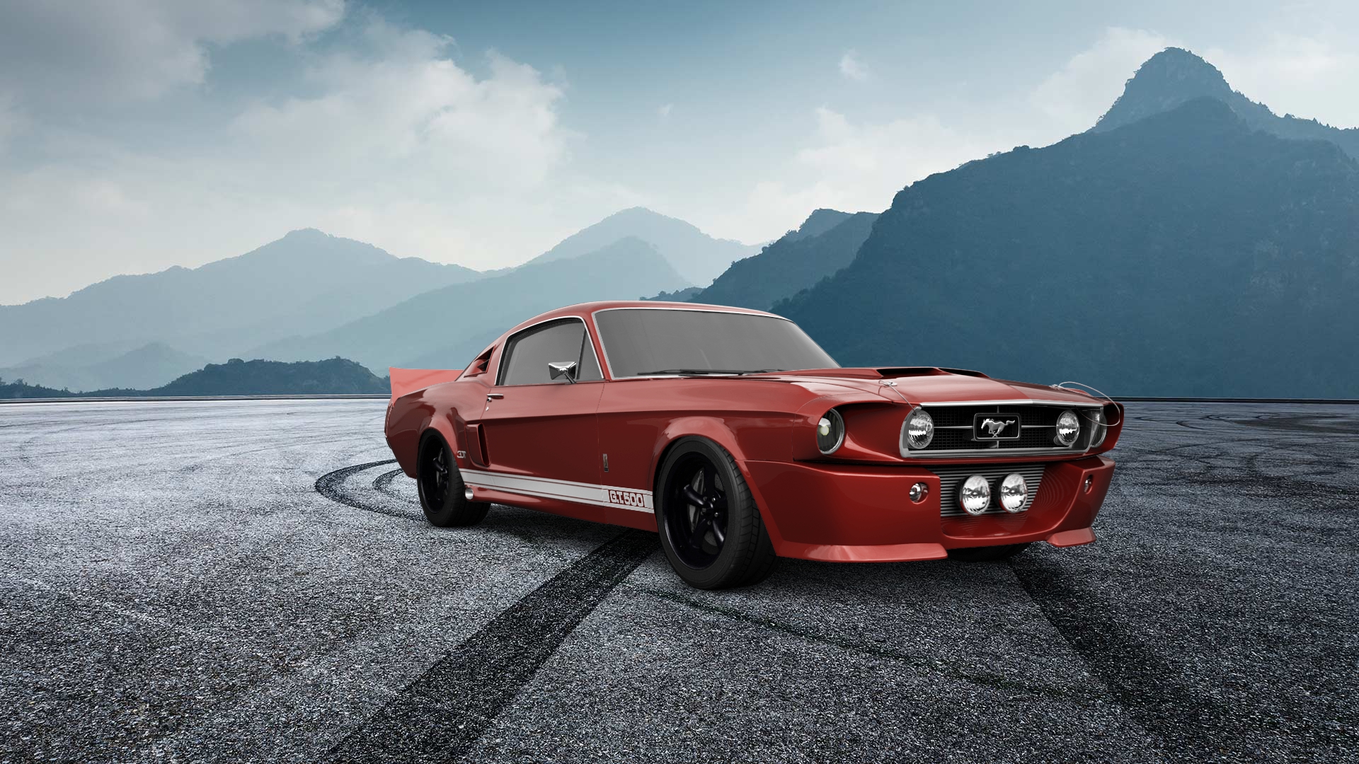 Mustang GT500 2 Door Coupe 1968 tuning