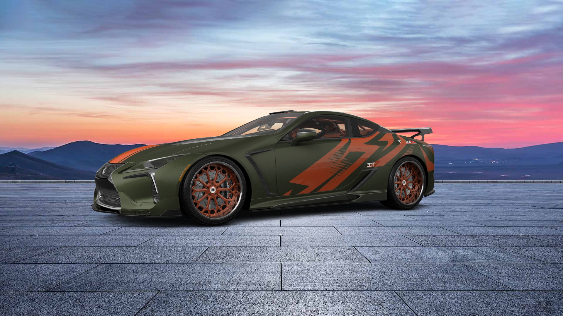 Lexus LC500 2 door fastback coupe 2017 tuning