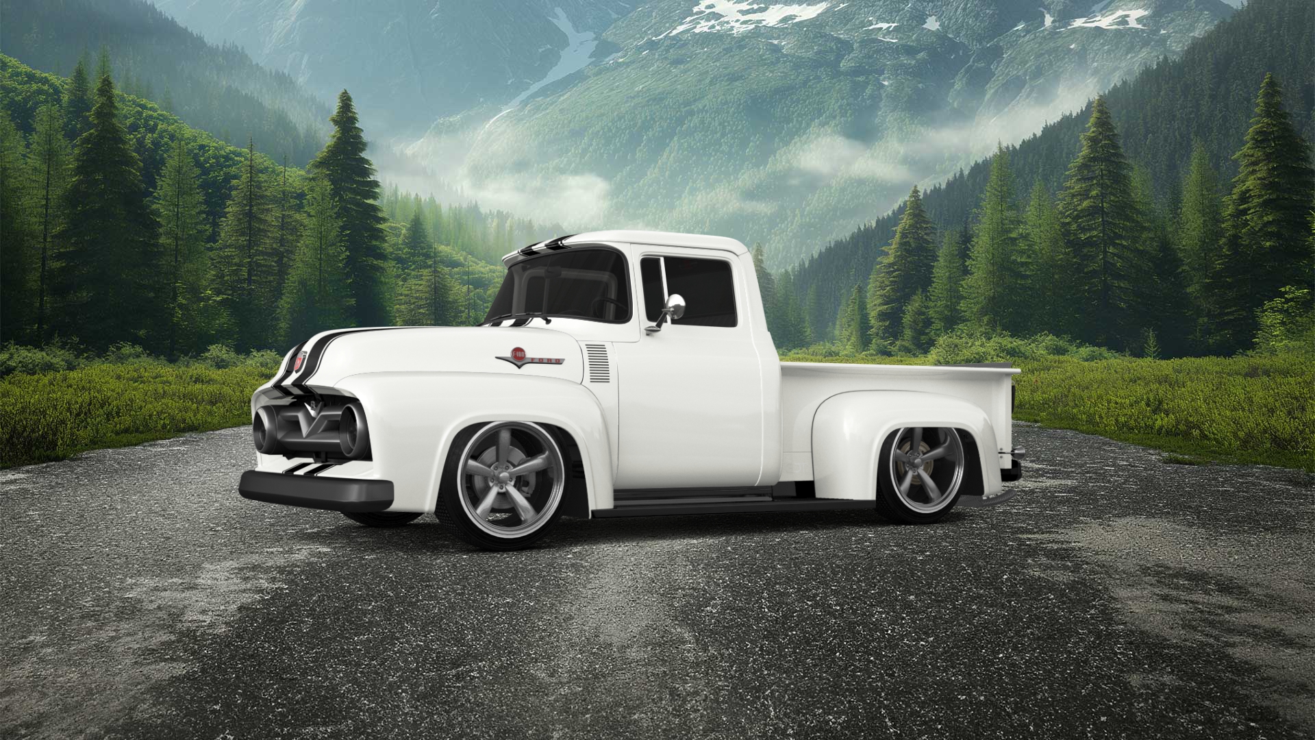 Ford F-100 2 Door truck 1956