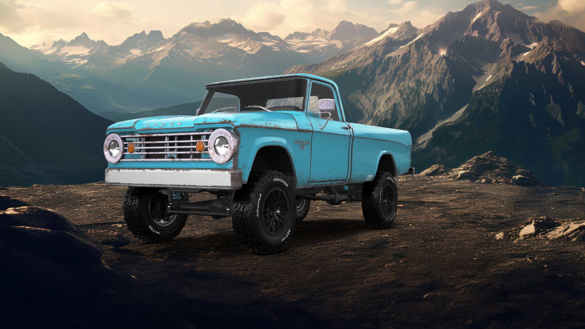 Dodge Power Wagon W200 2 Door pickup truck 1966