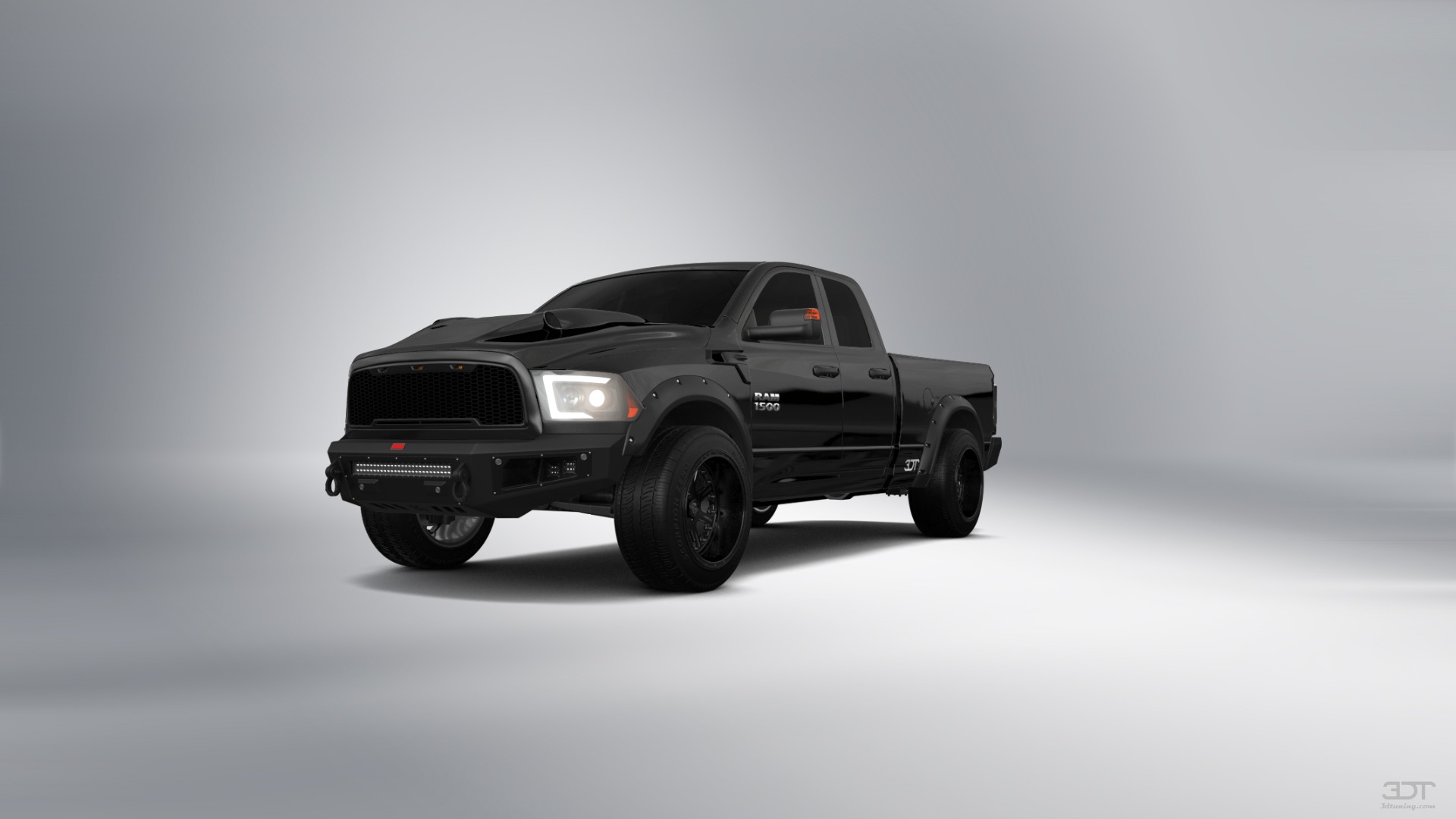 Dodge Ram 1500 6.4' box Extended Cab 4 Door pickup truck 2009 tuning